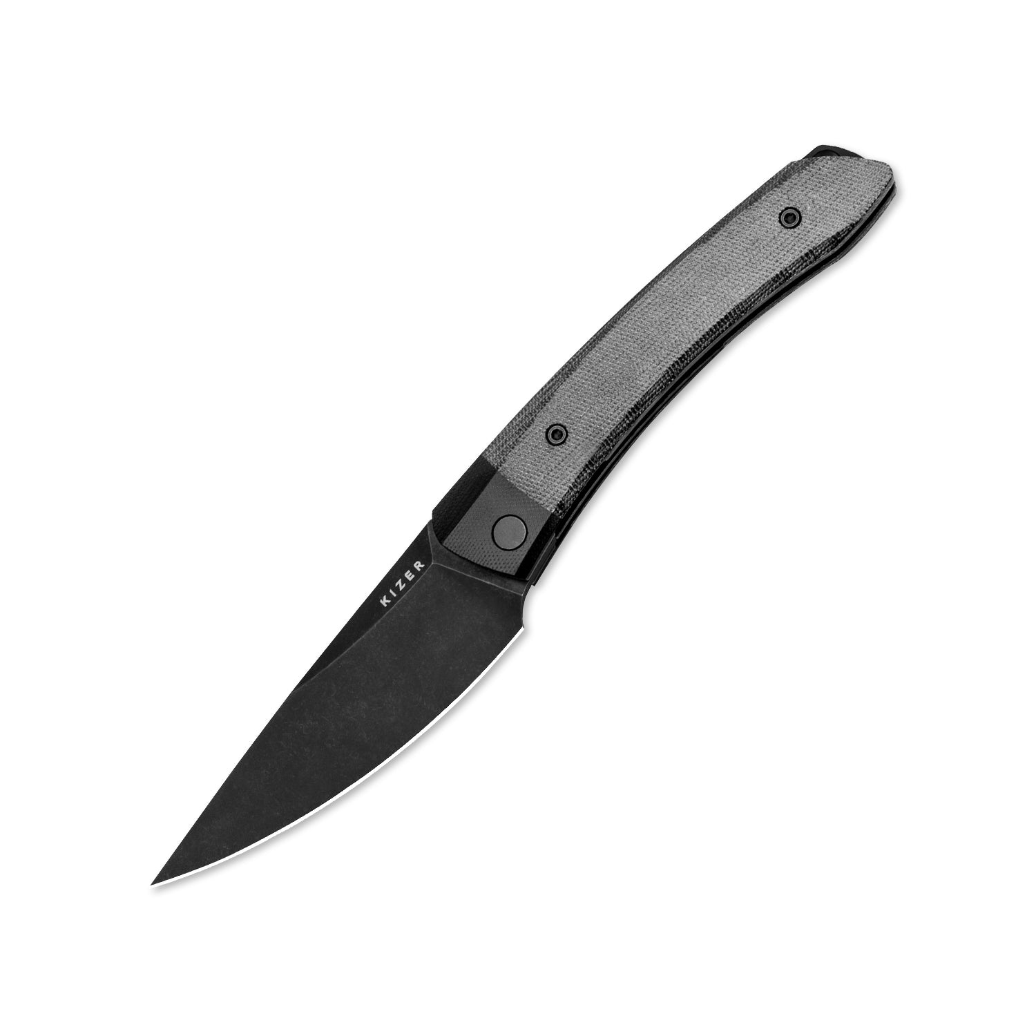 Momo | Nitro-V | Black G10+Micarta | KizerV™ 4663A1