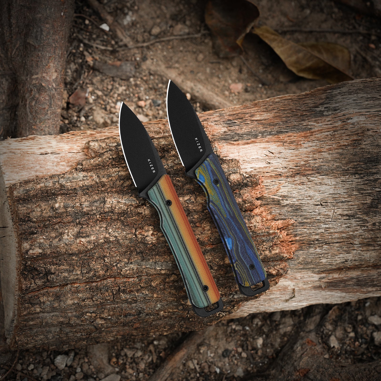 Whiskey Jack | G-CARTA (VINTAGE ESPECIAL 2) | Multiple Carry Options | Skeletonized Tang | CPM 10V | KizerB™ 1108A5