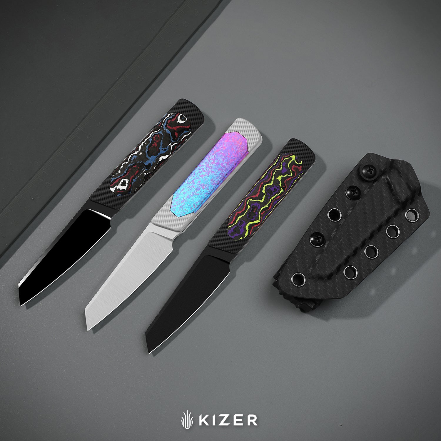 Hallow KwikSwap™ | Aluminium & Exclusive KizerNova CF Joker | CPM 10V | KizerB™ 1123A5 Limited