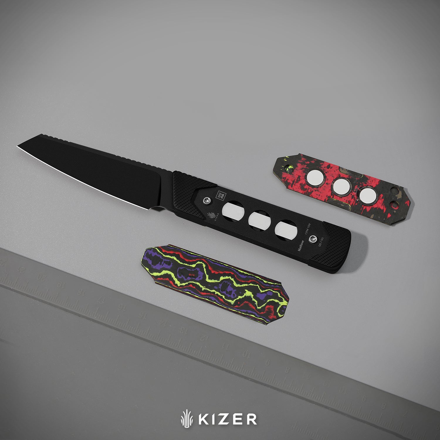Hallow KwikSwap™ | Aluminium & Exclusive KizerNova CF Joker | CPM 10V | KizerB™ 1123A5 Limited