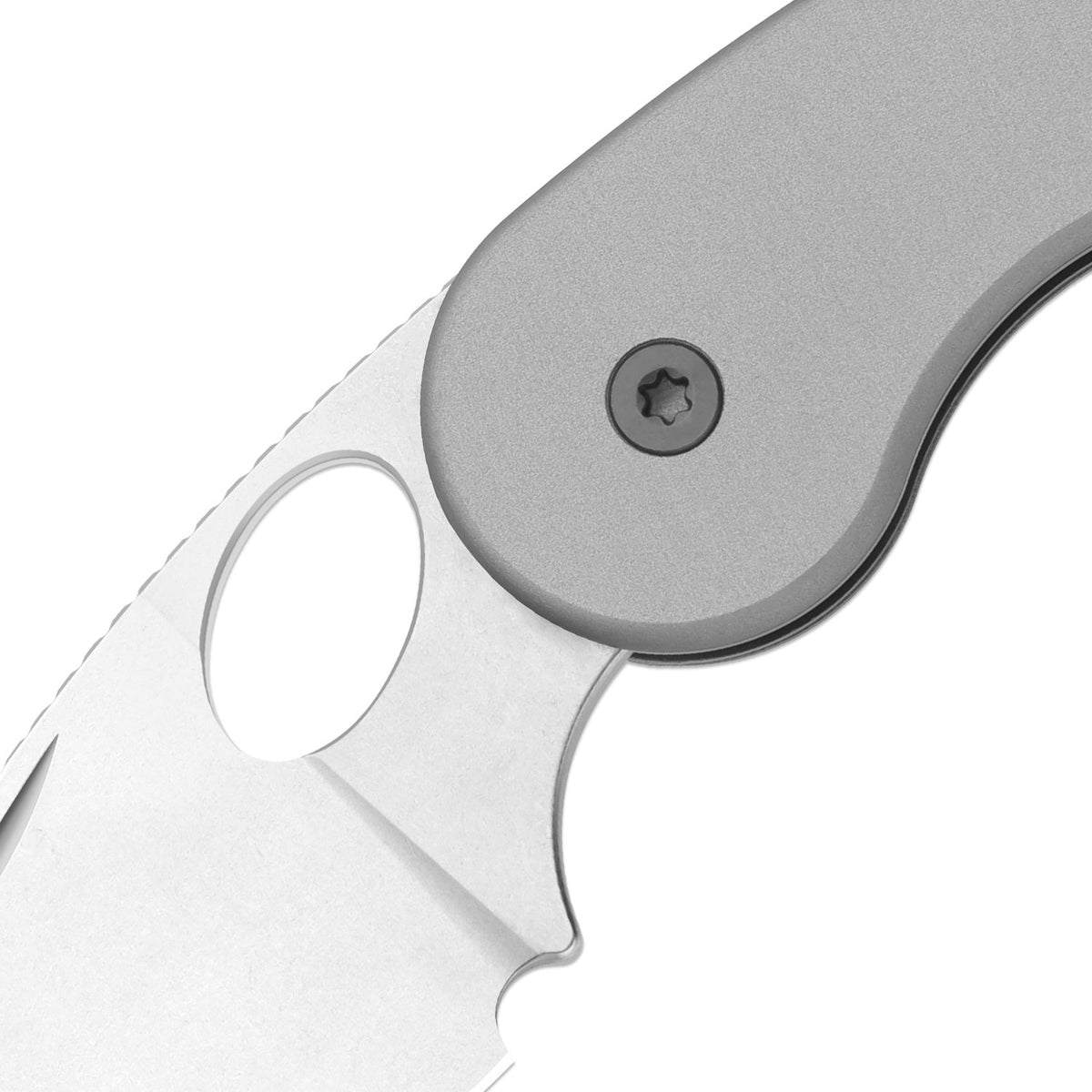 Microbe TSJ AirTi | KStop™ Slip joint | Aluminum | S35VN + Stonewashed | KizerB™ 2742TSJA1
