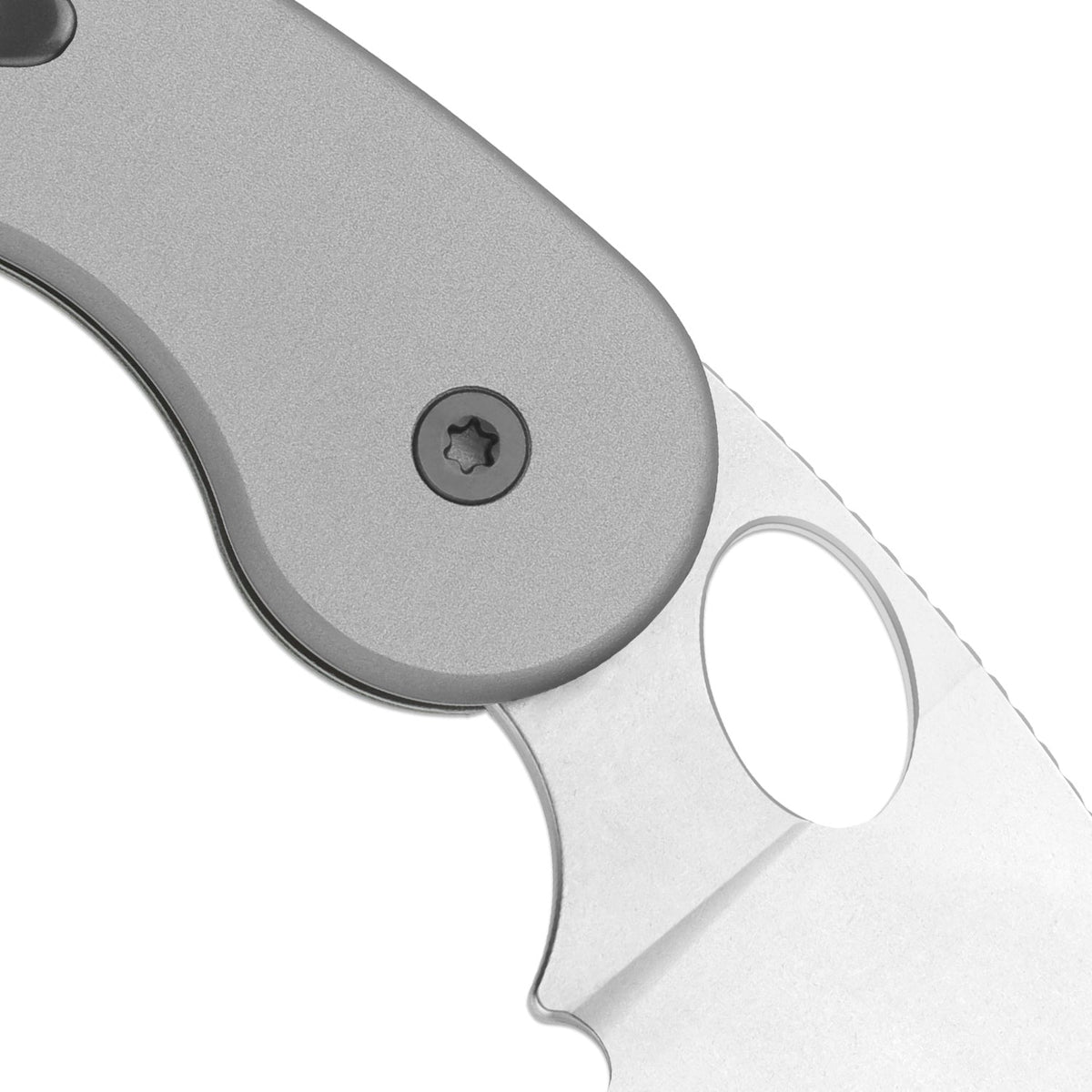 Microbe TSJ AirTi | KStop™ Slip joint | Aluminum | S35VN + Stonewashed | KizerB™ 2742TSJA1