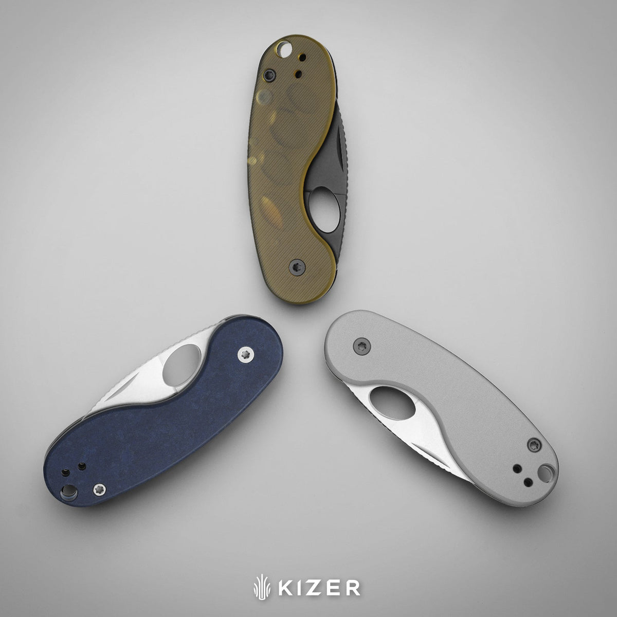 Microbe TSJ AirTi | KStop™ Slip joint | Aluminum | S35VN + Stonewashed | KizerB™ 2742TSJA1