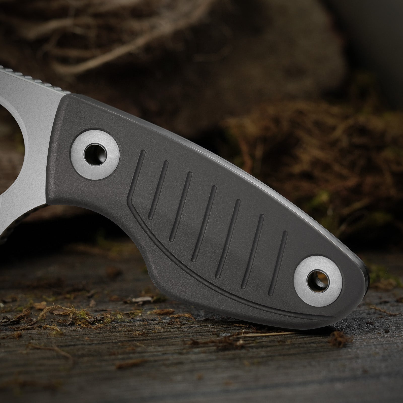 Nightjar | Japan AICHI AUS-10 Steel | Sheepfoot Fixed Blade | Aluminum | KizerV™ 1114A2