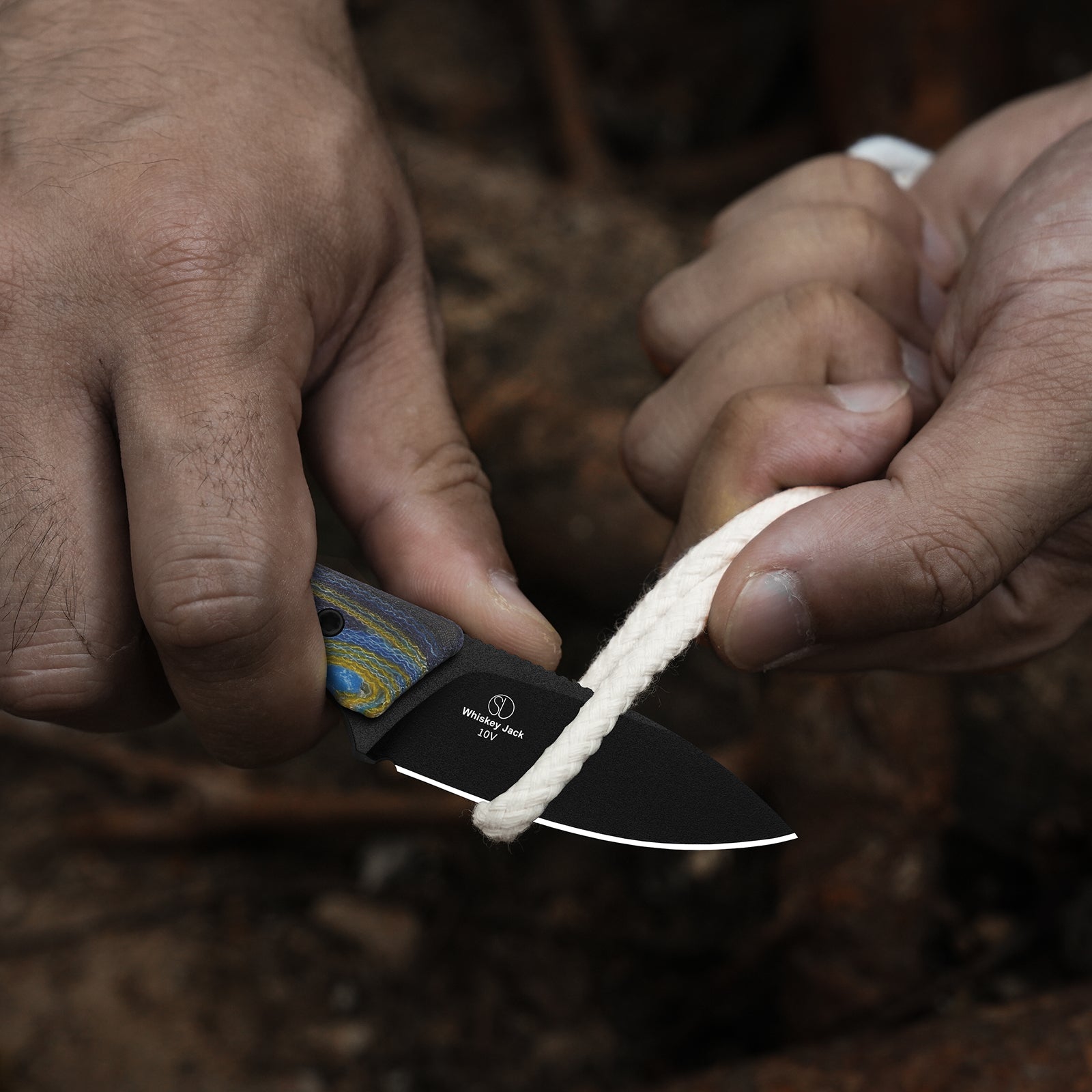 Whiskey Jack | G-CARTA (VINTAGE ESPECIAL 2) | Multiple Carry Options | Skeletonized Tang | CPM 10V | KizerB™ 1108A5