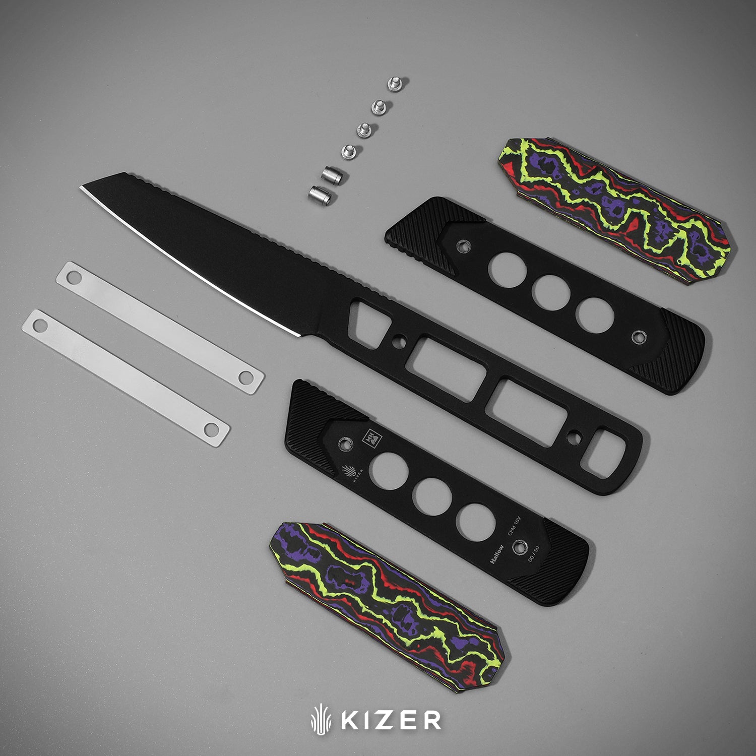 Hallow KwikSwap™ | Aluminium & Exclusive KizerNova CF Joker | CPM 10V | KizerB™ 1123A5 Limited