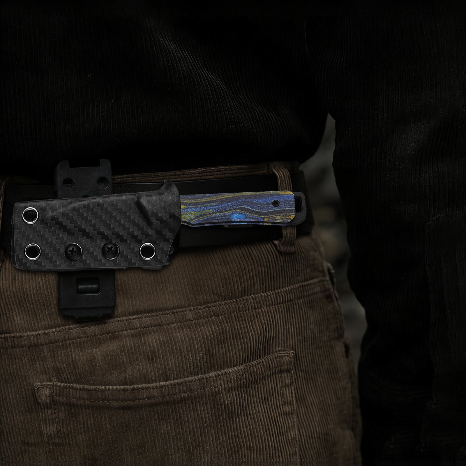 Whiskey Jack | G-CARTA (VINTAGE ESPECIAL 2) | Multiple Carry Options | Skeletonized Tang | CPM 10V | KizerB™ 1108A5