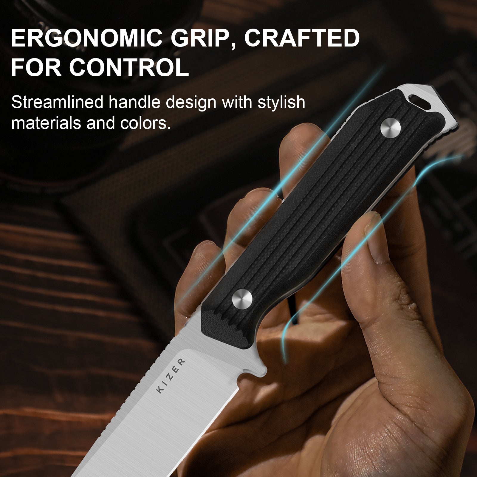 Begleiter® Fix | AEB-L+Hollow Grind | G10 | Hollow Grind | KizerV™ 1045MD2