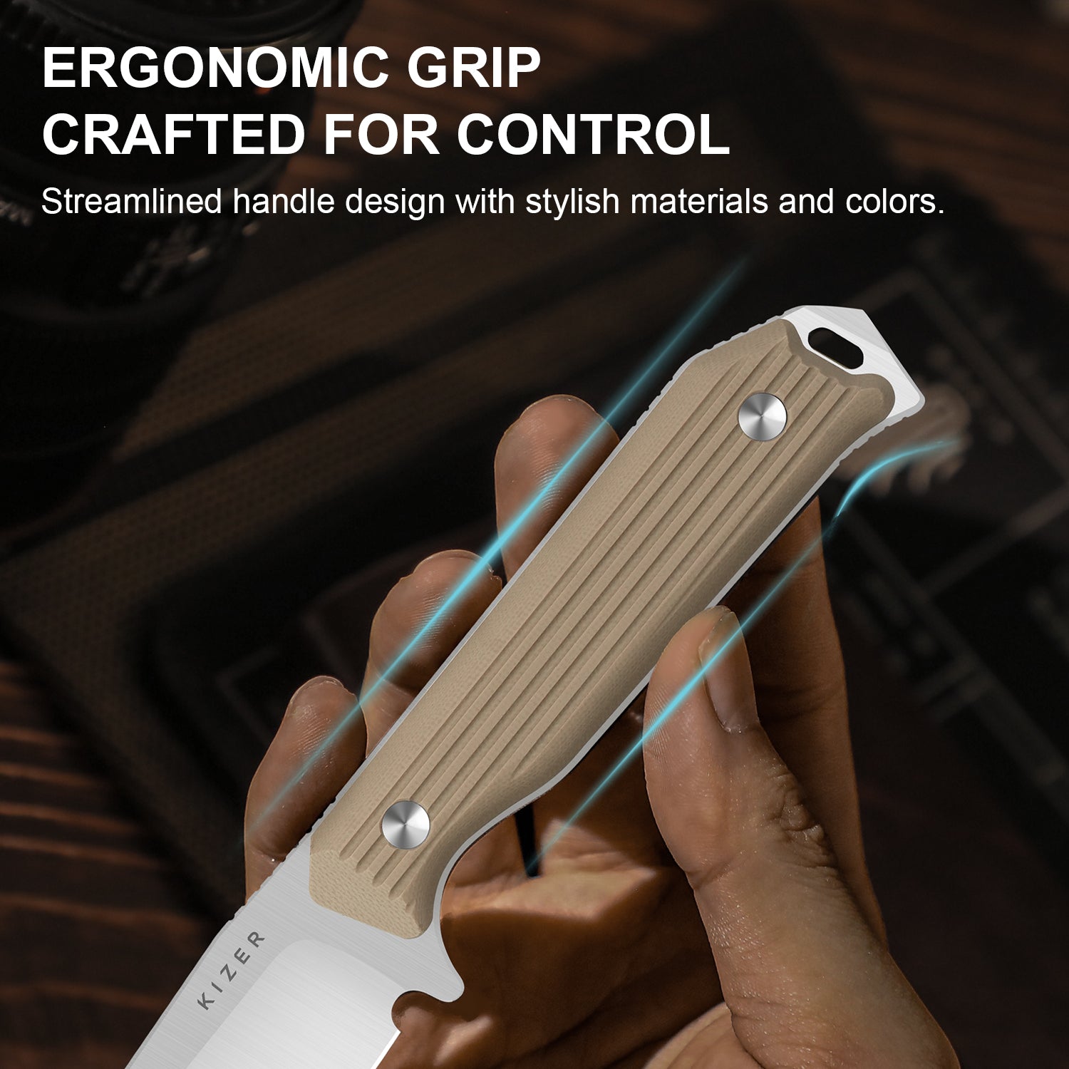 Begleiter® Fix | AEB-L+Hollow Grind | G10 | Hollow Grind | KizerV™ 1045MS2