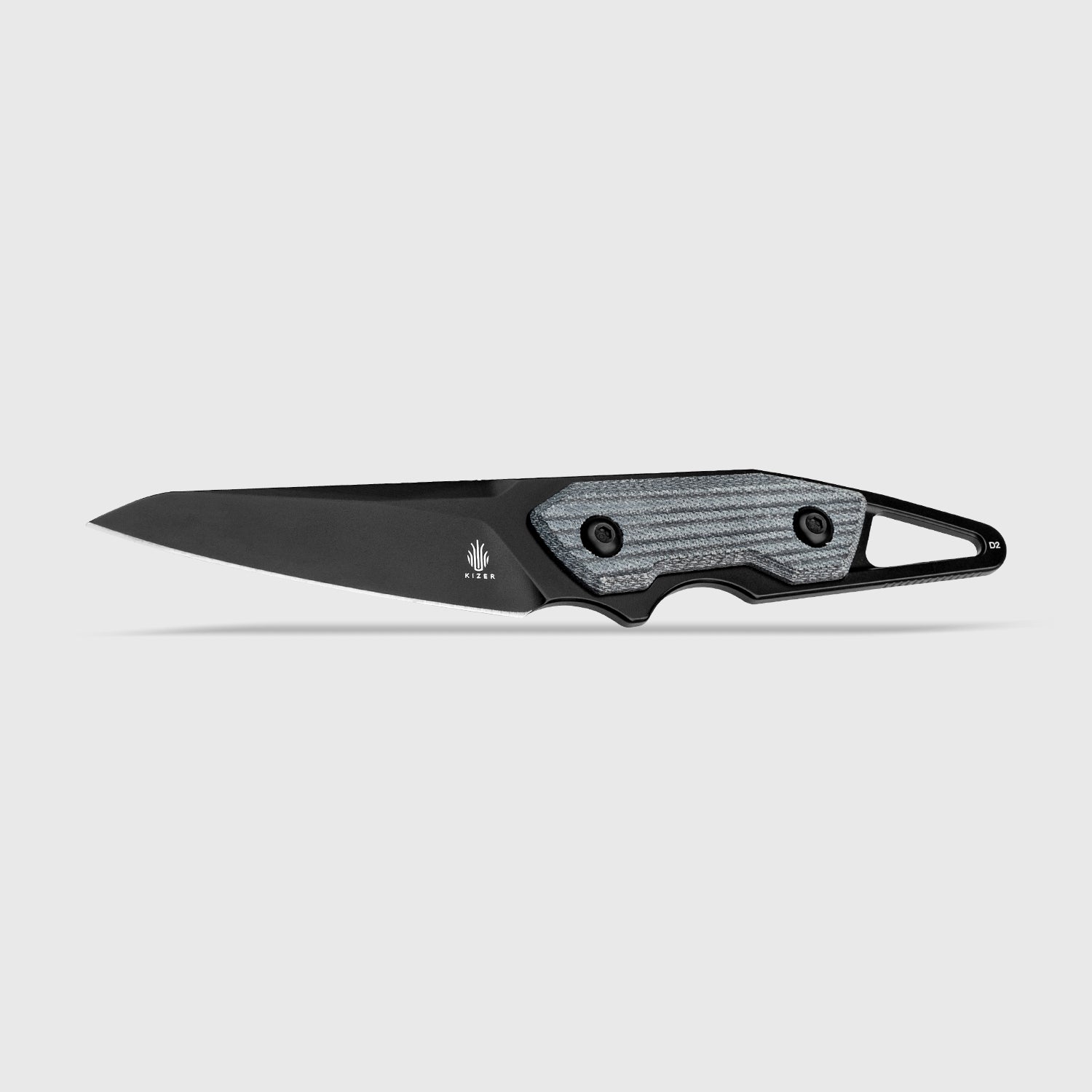 GROOM | D2 | Denim Micarta | KizerV™ 1060A1