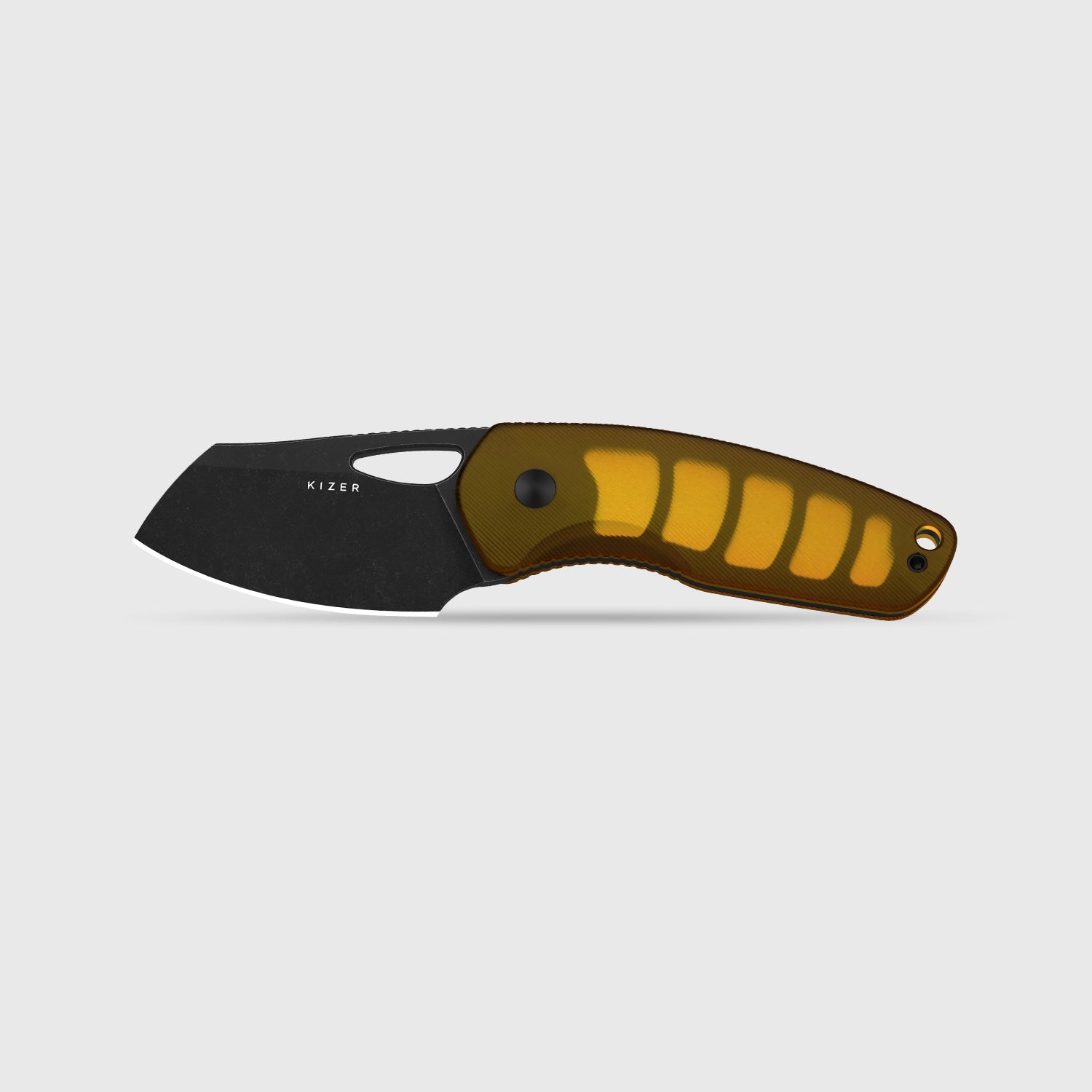 Hornet | Bee Belly Hollowed-out Handle | 14C28N | Fixed Blade | KizerV