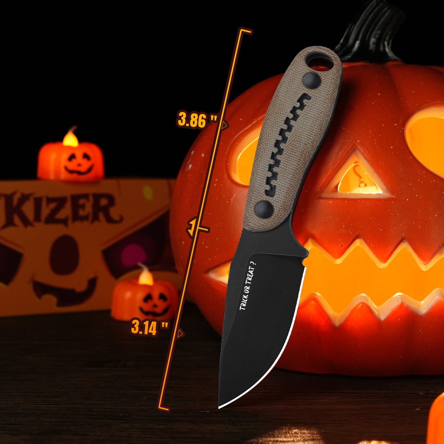Halloween | Hare | Nitro-V | Micarta & G10 | 1077HW1 | Limited