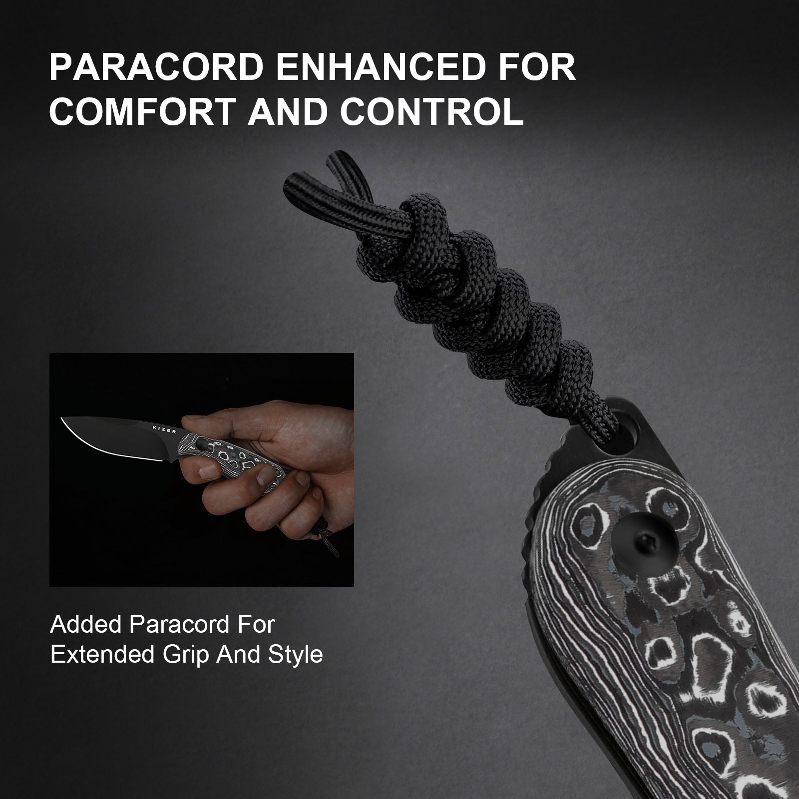 BUDDY | M390 | Fat Carbon White Storm | 1081A9