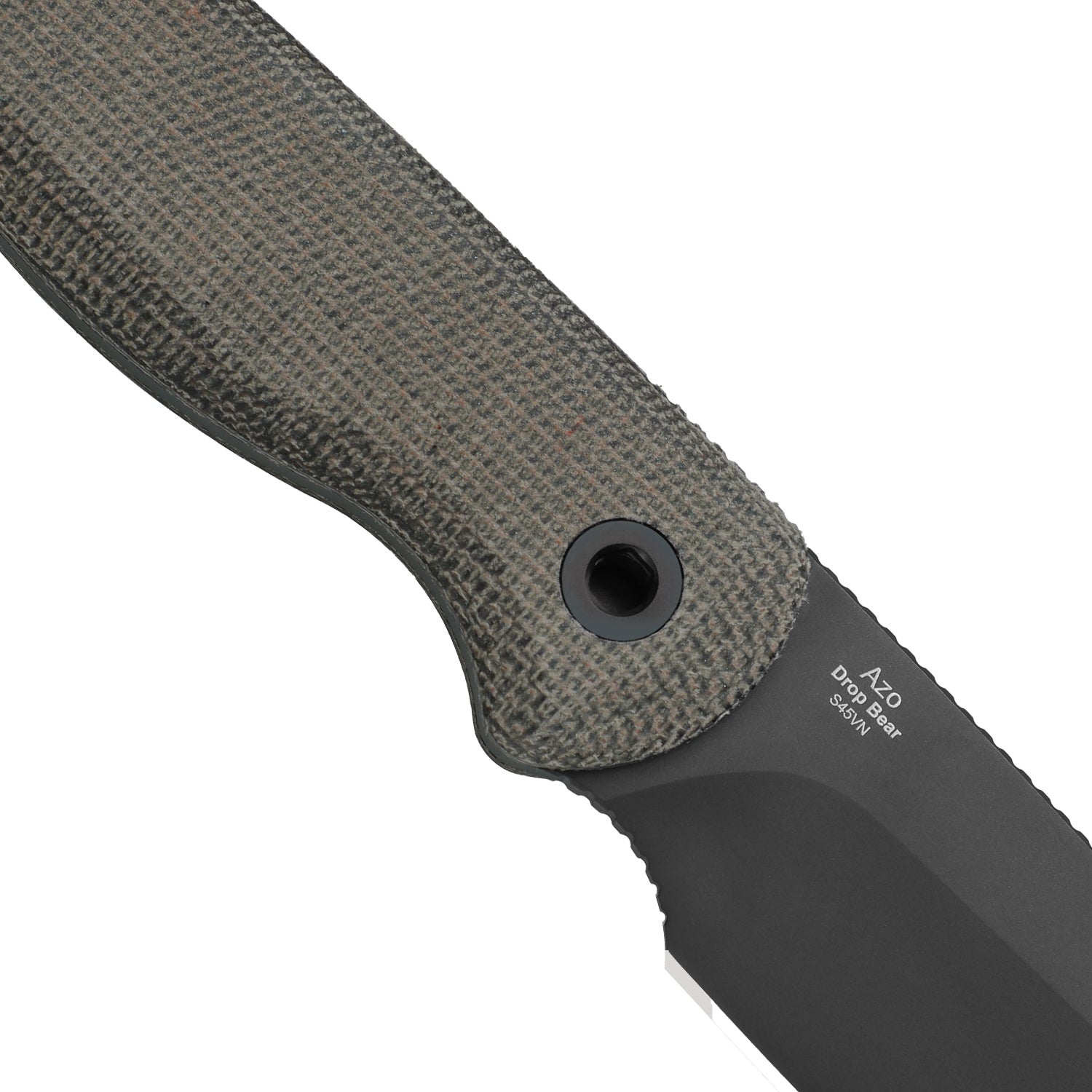 Drop Bear® Fix | Ultra DLC Matte | Norplex UltreX™ Micarta | S45VN | KizerV™ 1093A3