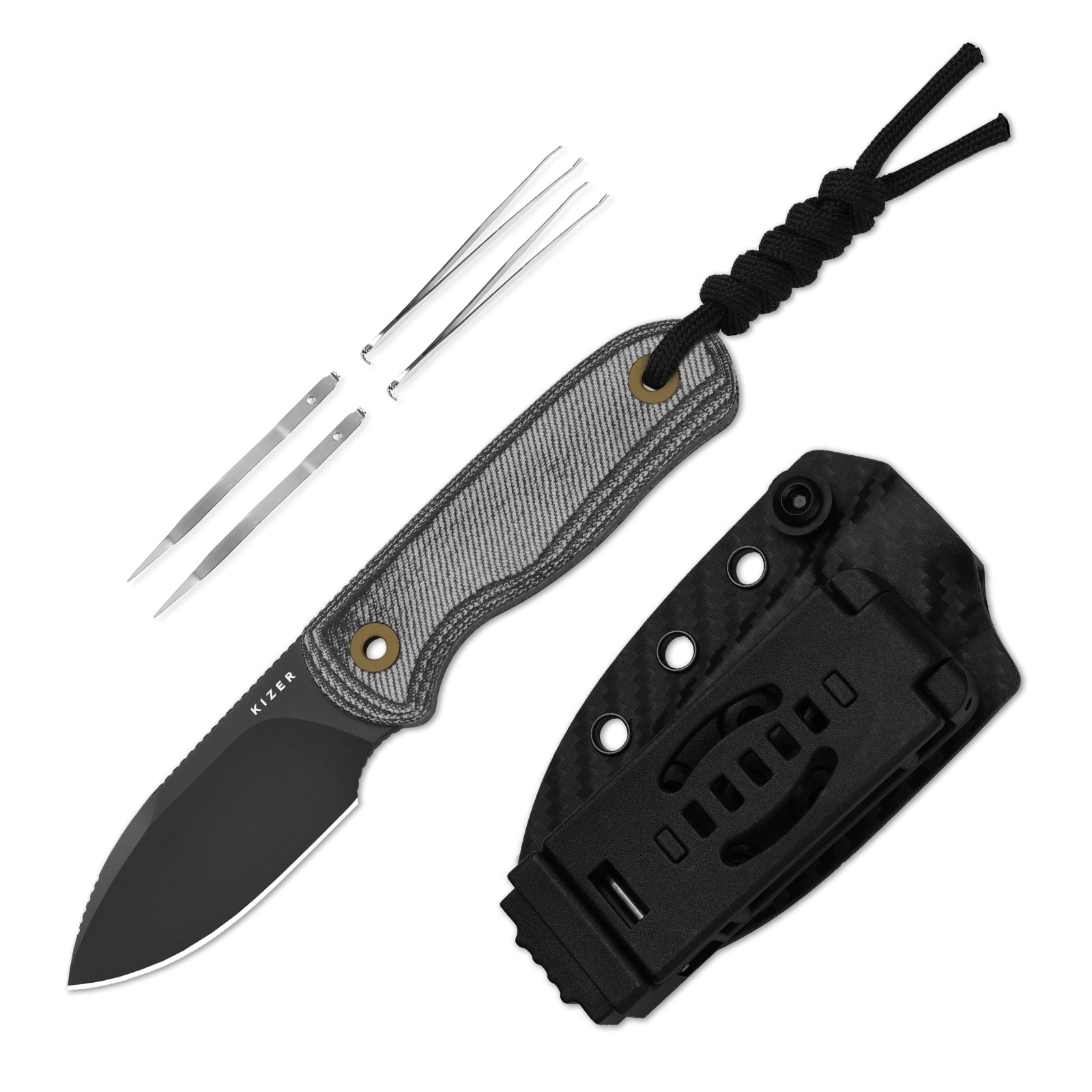 Drop Bear Fix 2.6 inch S45VN Micarta 1094A4-Kizer