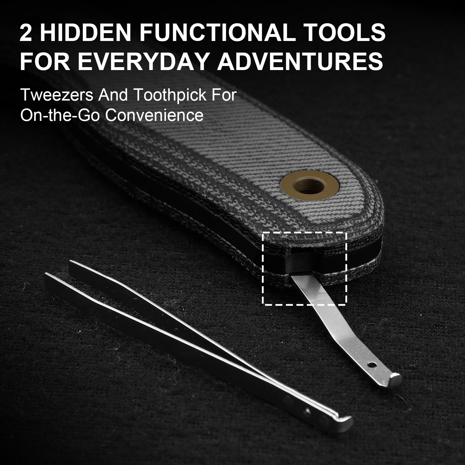 Drop Bear® Fix | S45VN | Micarta | KizerV™ 1094A4