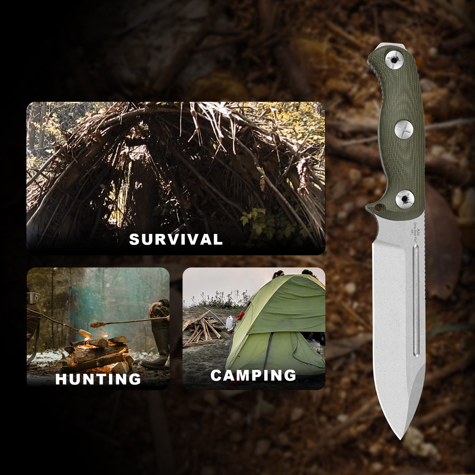 Drop Bear® Fix 7 | AEB-L | Micarta | KizerV™ 1103A1