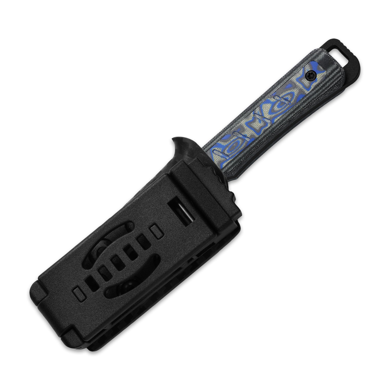 Whiskey Jack | 10V | Micarta With Vortex Pattern | Skeletonized Tang | KizerB™ 1108A1