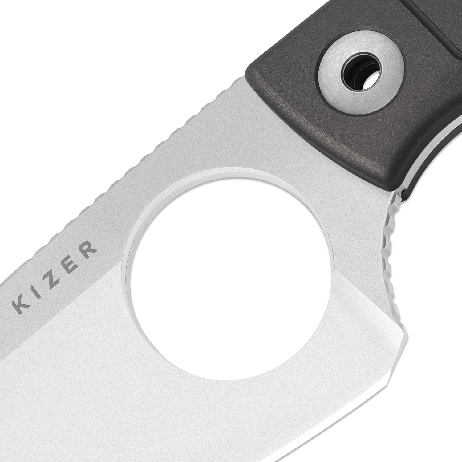 Nightjar | Japan AICHI AUS-10 Steel | Sheepfoot Fixed Blade | Aluminum | KizerV™ 1114A2