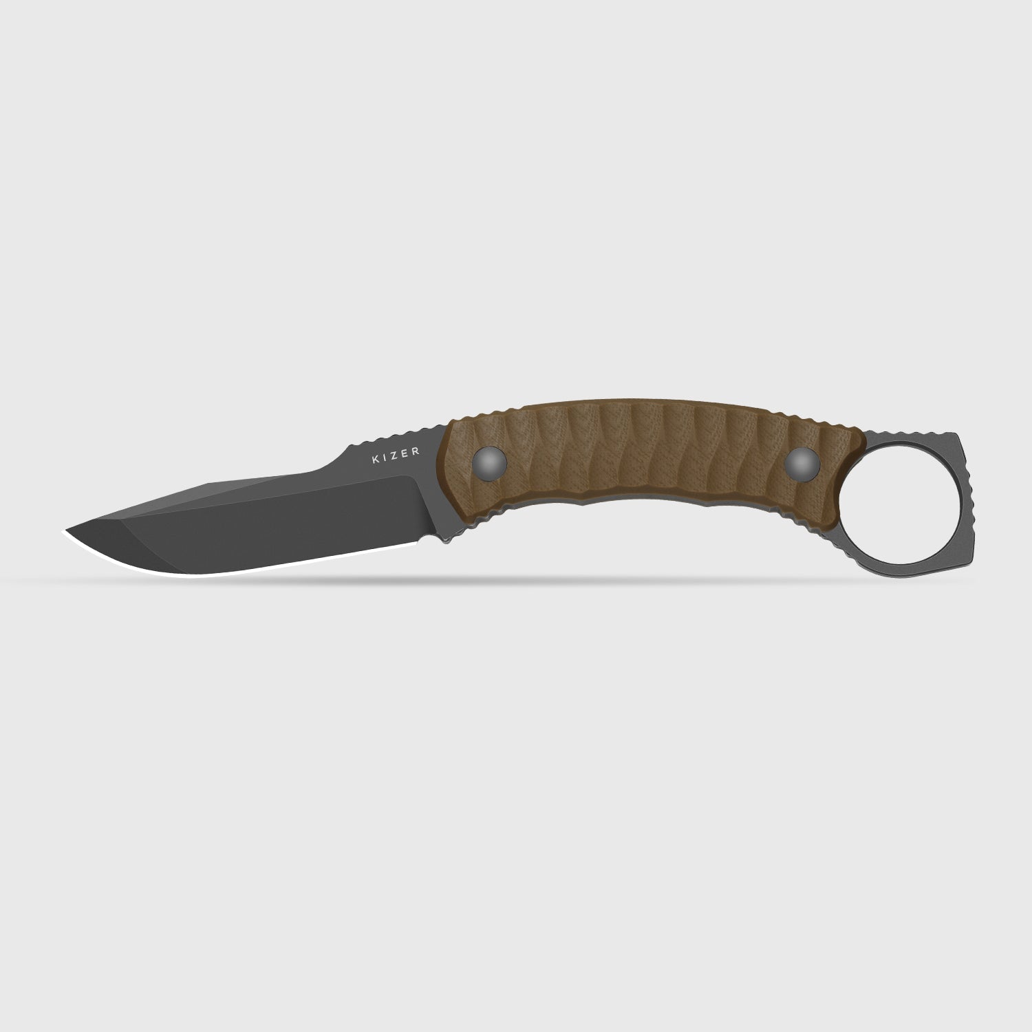 Billy Bones | Deep-Grooved G10 Handle|Lightweight Tactical | AEB-L | Fixed Blade | KizerV™ 1115A2