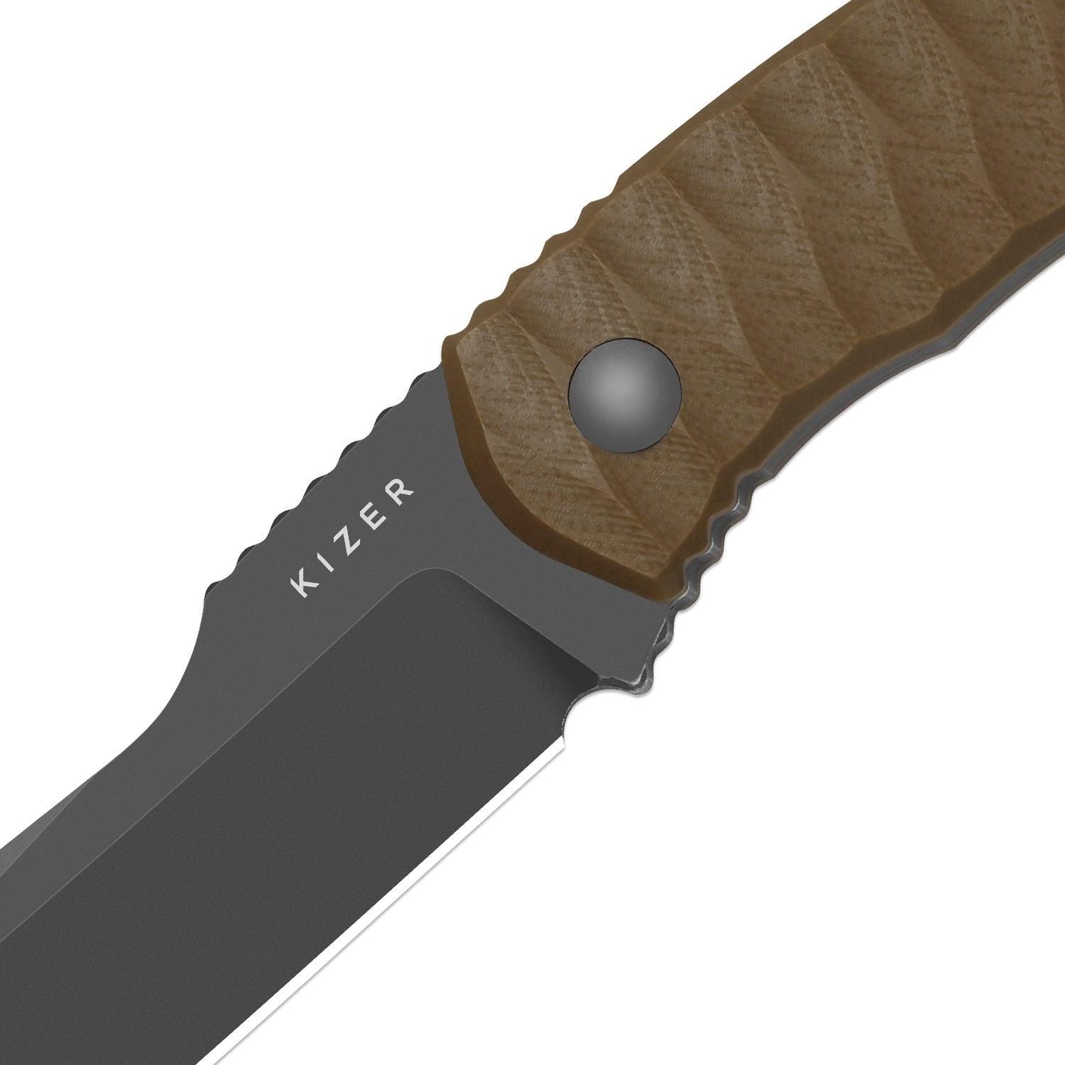 Billy Bones | Deep-Grooved G10 Handle|Lightweight Tactical | AEB-L | Fixed Blade | KizerV™ 1115A2