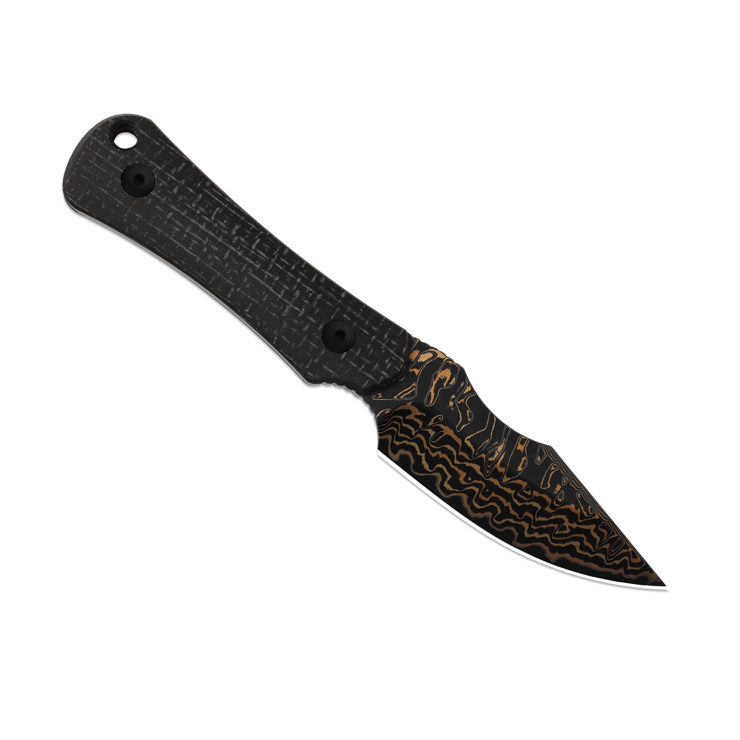 Bone | Copper Damascus + Acid-Washed | Micarta | KizerB™ 1122A2