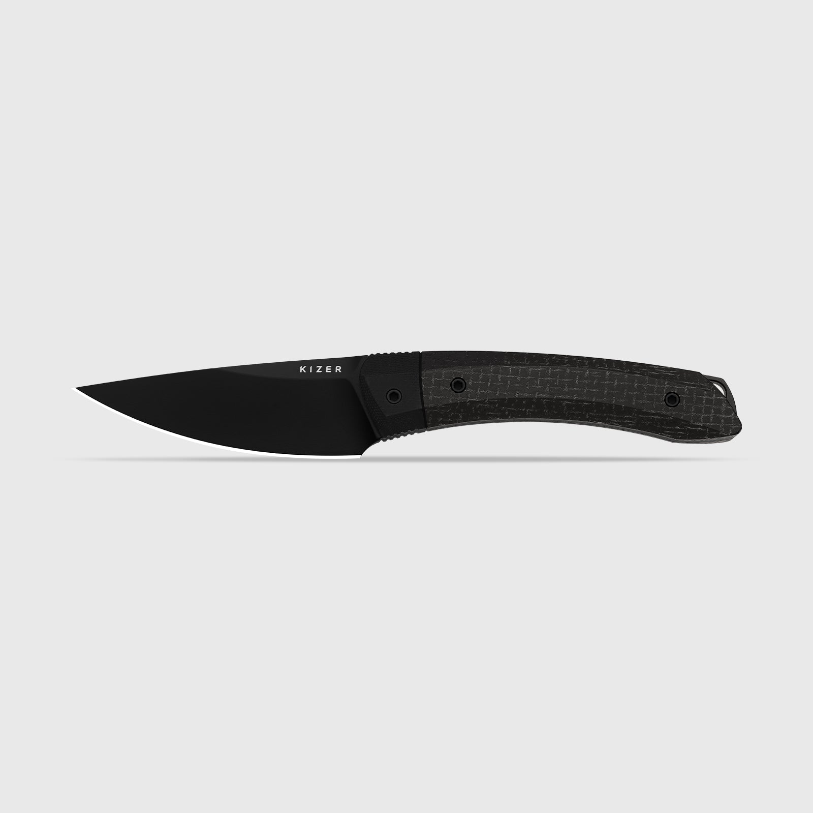 Momo Fix 3 | Micarta & G10 | AEB-L | Black PVD Coating | KizerV™ 1124A4