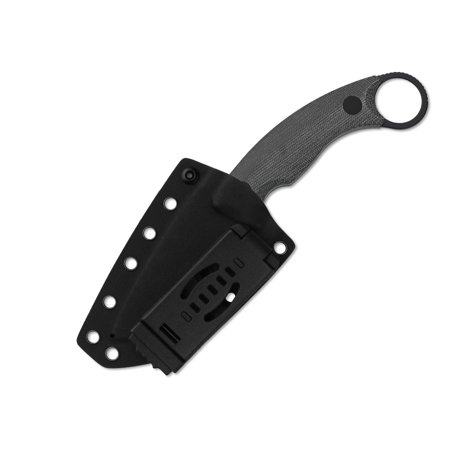 Cabox II | AEB-L | Micarta | Black PVD Coating | KizerV™ 1128A1