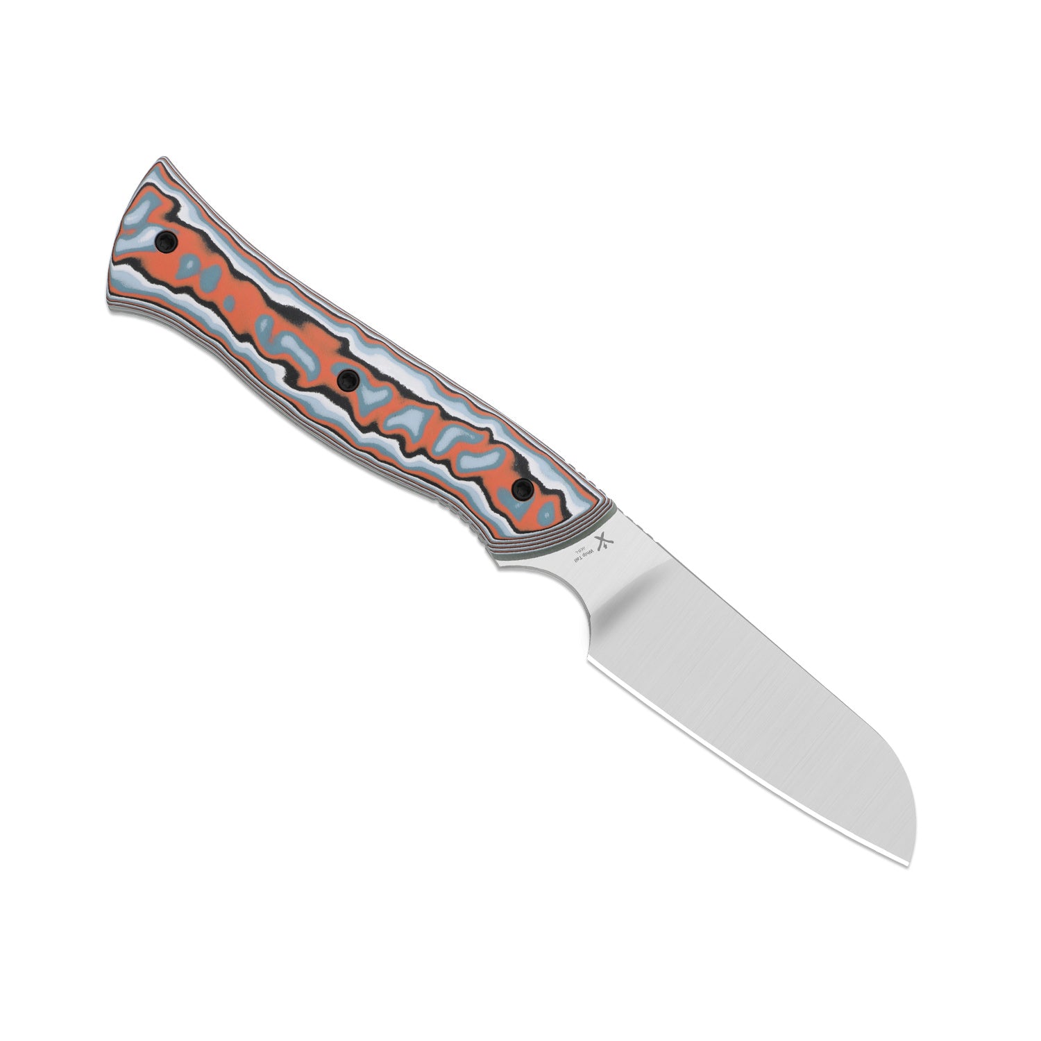 Whip Tail | Designed by Arc and Iron Knives | vortex pattern micarta & GID G10 | AEB-L | KizerV™1131A2
