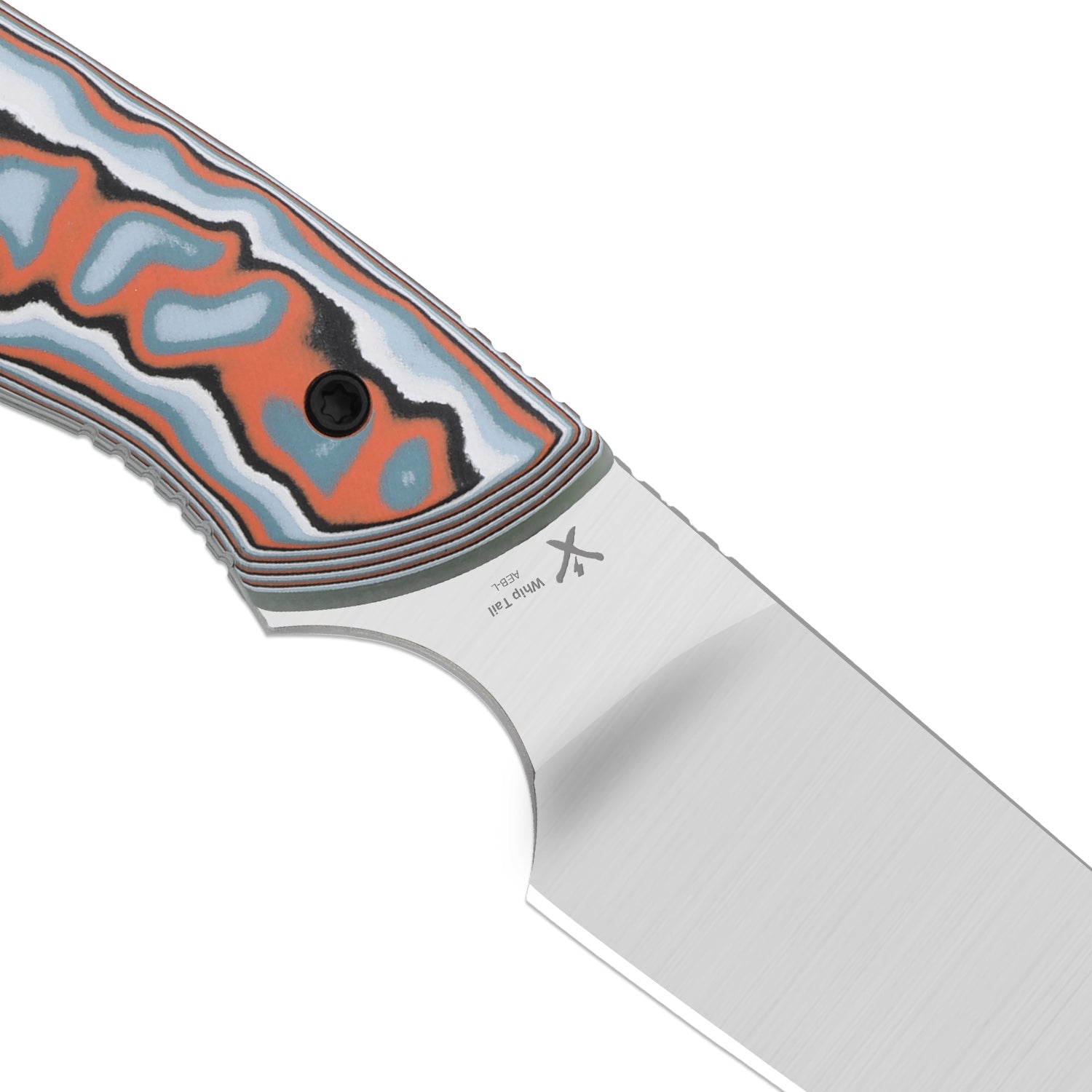 Whip Tail | Designed by Arc and Iron Knives | vortex pattern micarta & GID G10 | AEB-L | KizerV™1131A2