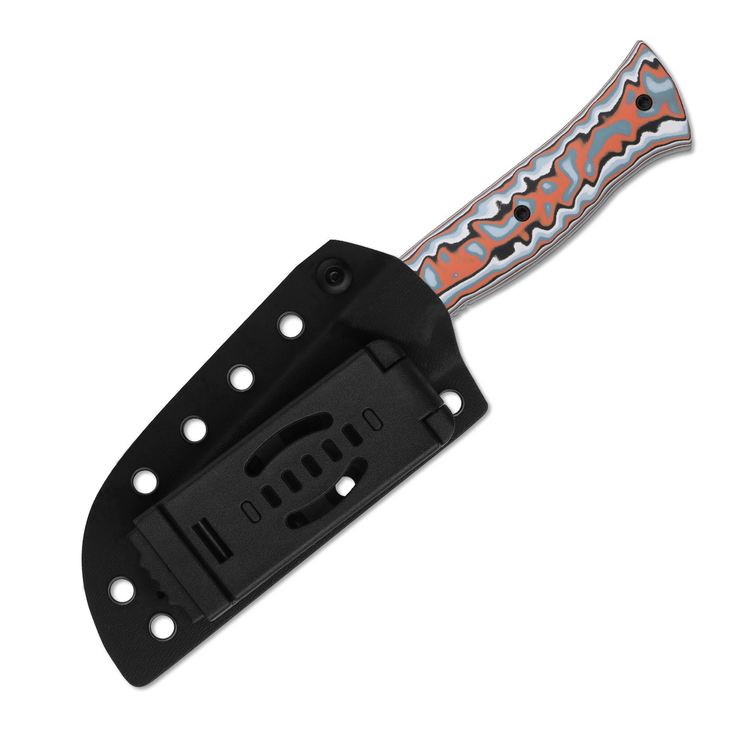 Whip Tail | Designed by Arc and Iron Knives | vortex pattern micarta & GID G10 | AEB-L | KizerV™1131A2