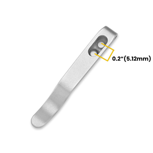 Kizer Deep Carry Pocket Clip Plain Color with Screws for EDC Knife VS101