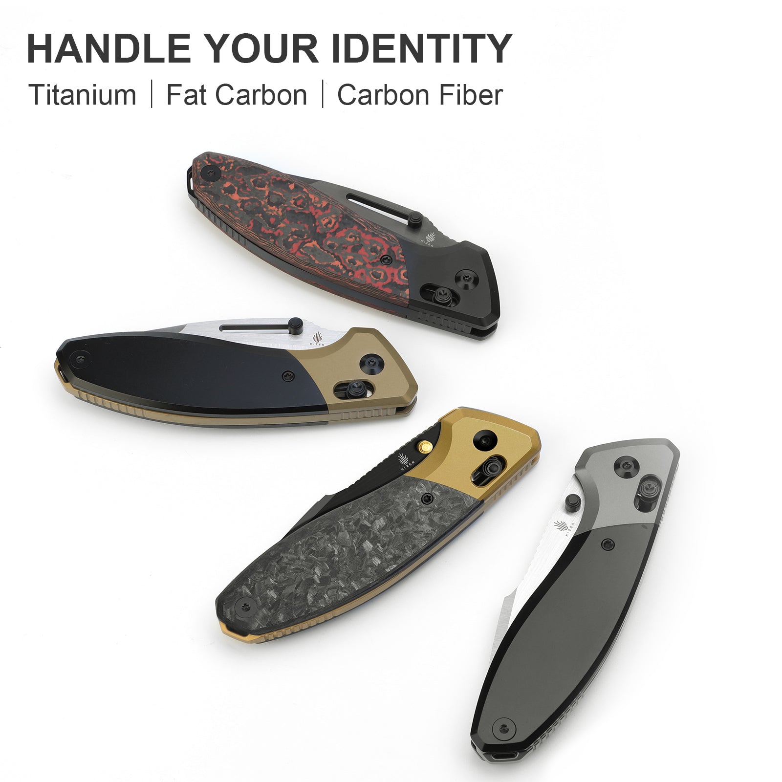 Staffi | S45VN | Titanium & Carbon Fiber | Ki3695A1