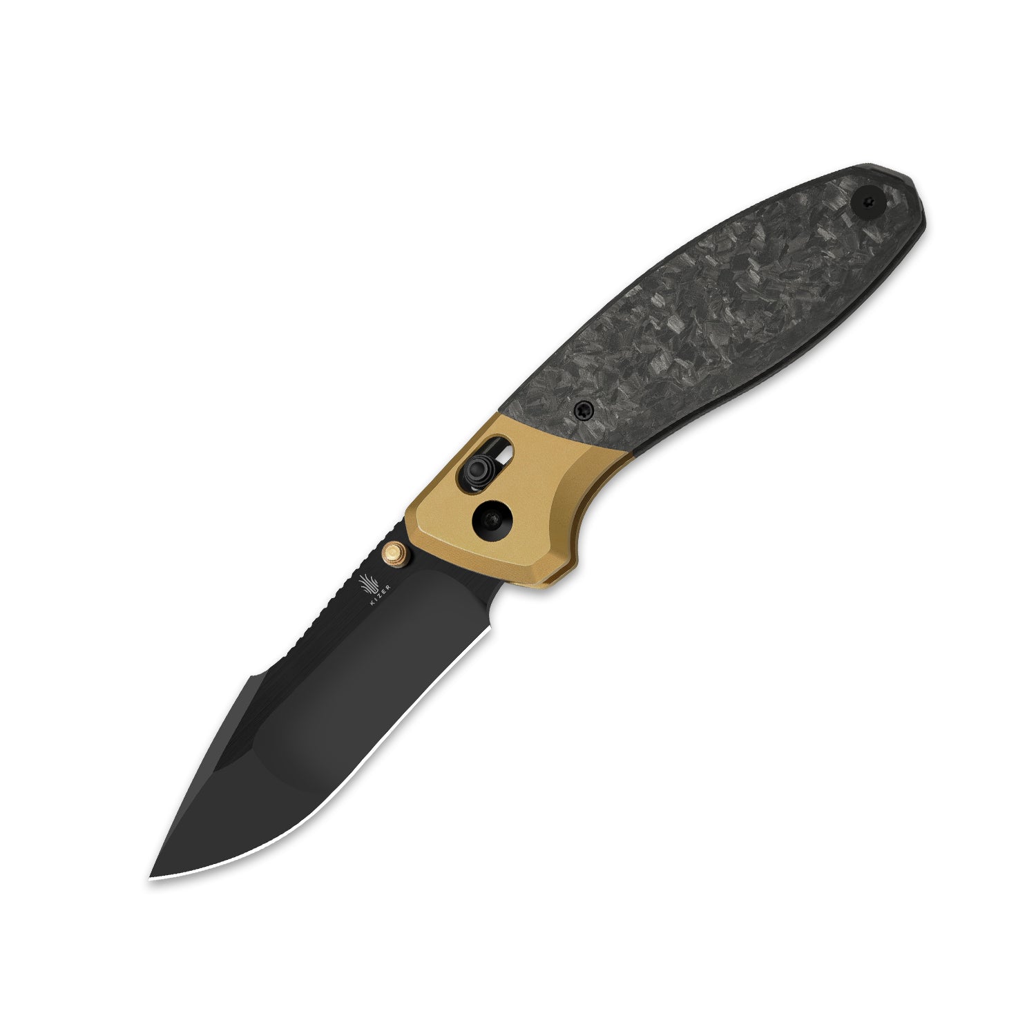 Staffi | S45VN | Titanium & Carbon Fiber | KizerB™ 3695A1