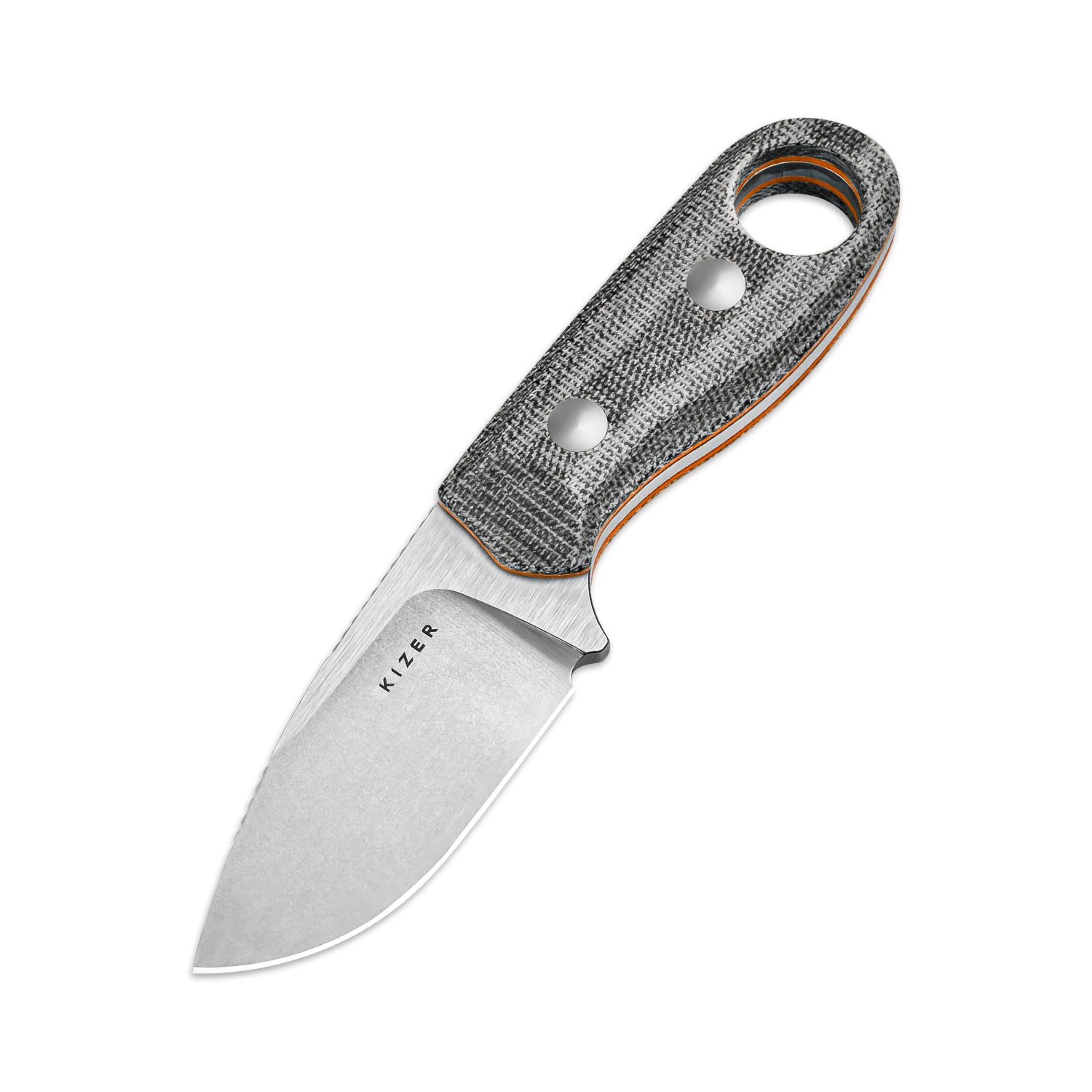 Beaver | Nitro-V | Micarta+ Orange G10 | KizerV™ 1078A2