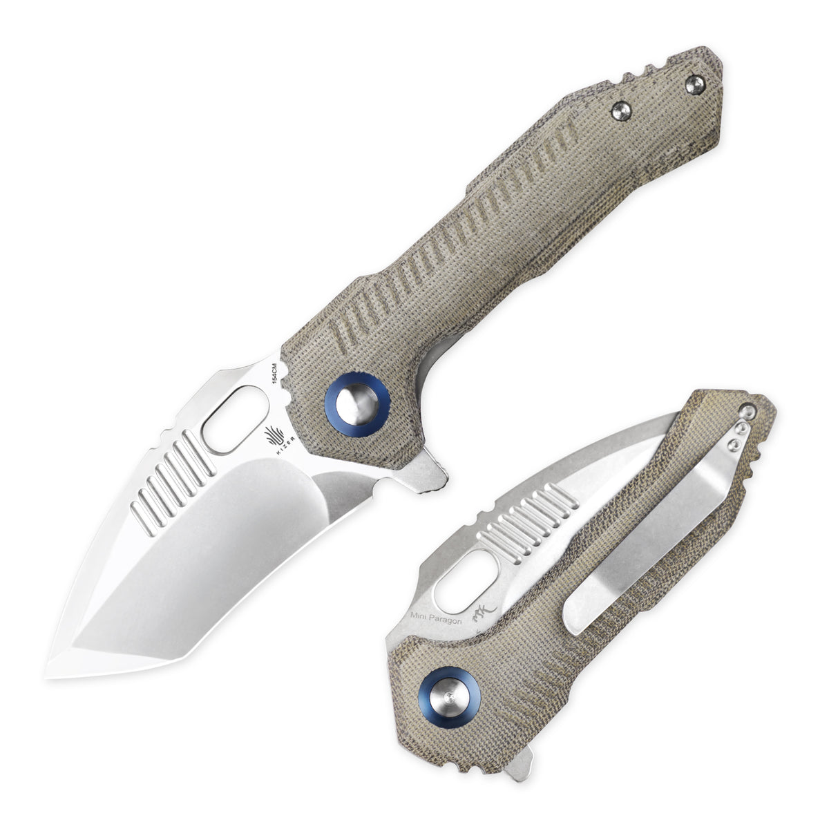 Mini Paragon | 154CM | Micarta | V4600C1