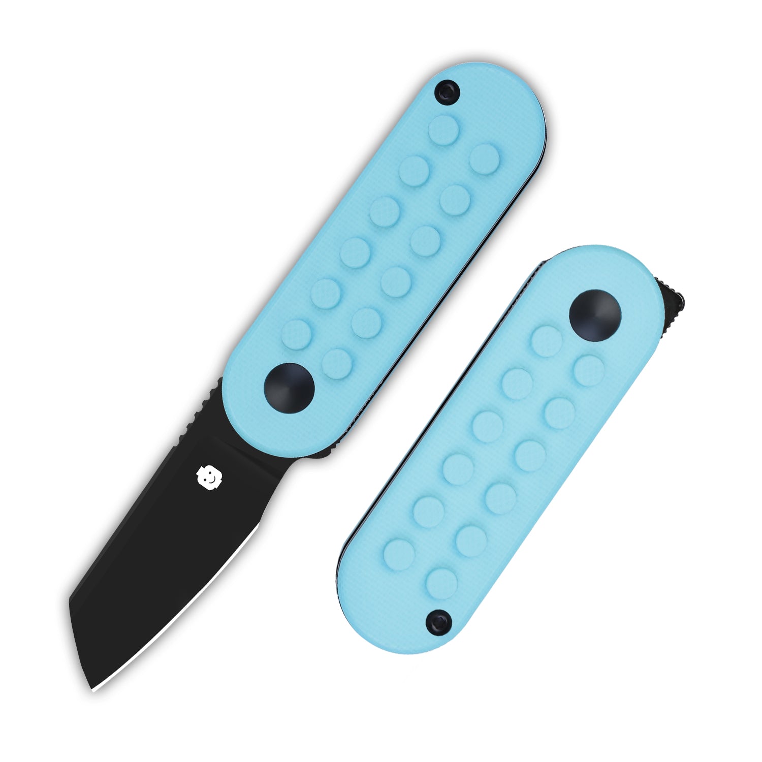 Mini Bay | 14C28N | Blue Brick G10 Handle | KizerV™ 2583A2