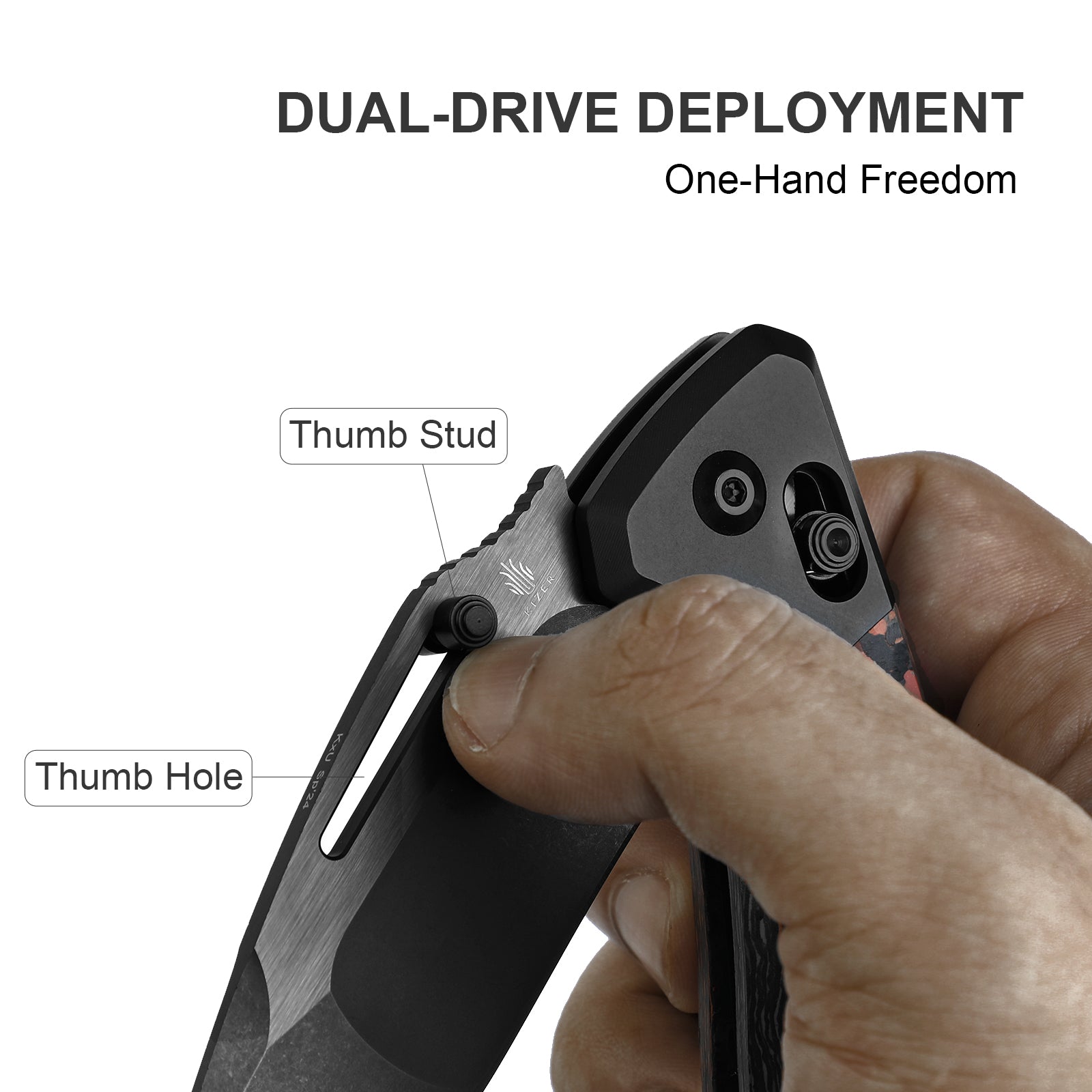 Bulli | S45VN | Titanium & Fat Carbon | Ki3695A3