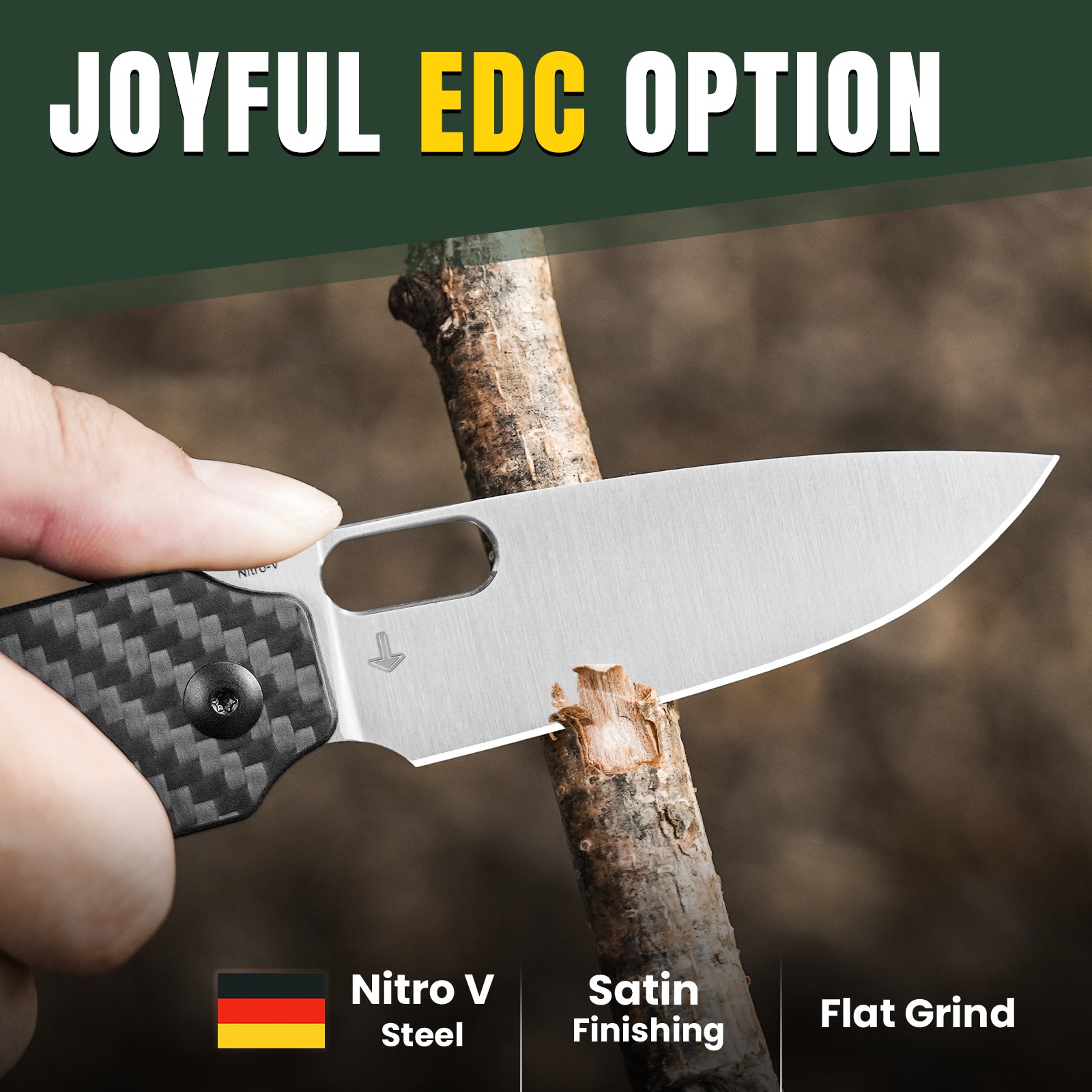 Varatas | Nitro-V | G10 Carbon Fiber | V3637A2