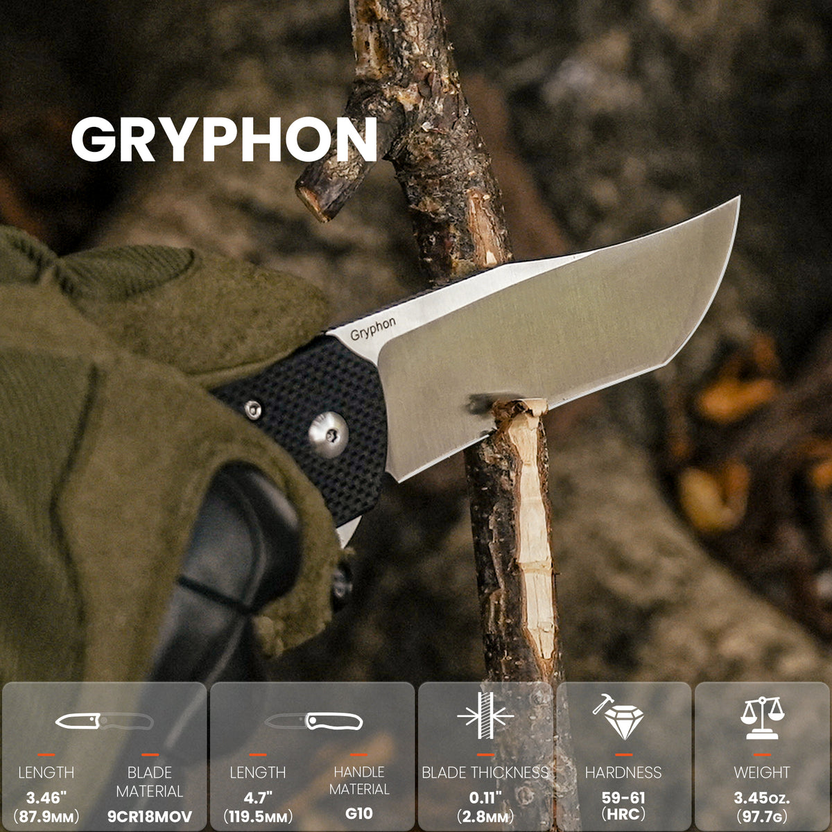 Gryphon | 9Cr18MoV | G10 | L4010A1