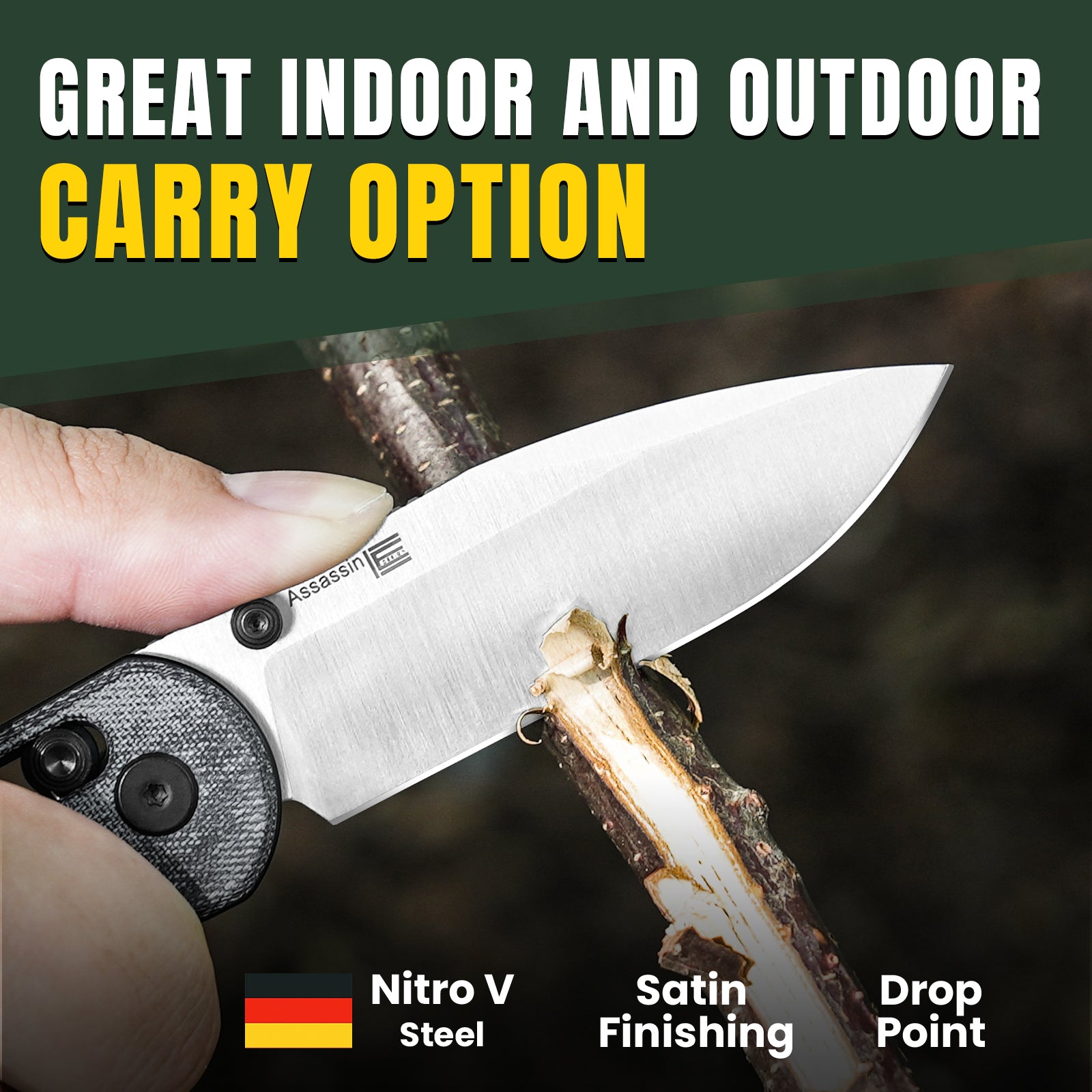 Assassin | Nitro-V | Micarta | V3549A2