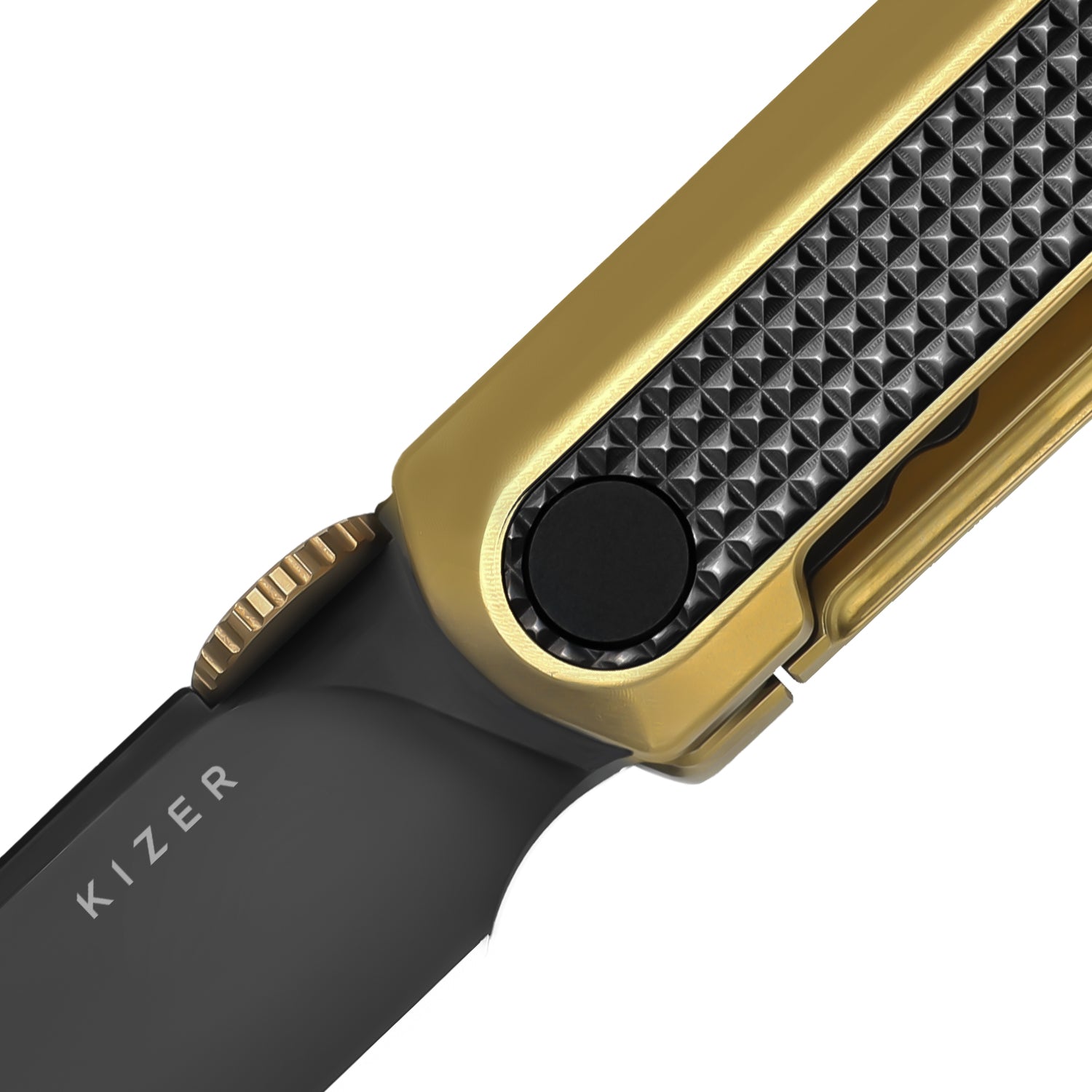 Quoll | S45VN | Titanium & Zirconium | Brushed | Matte DLC-Ultra | KizerB™ 3733A4