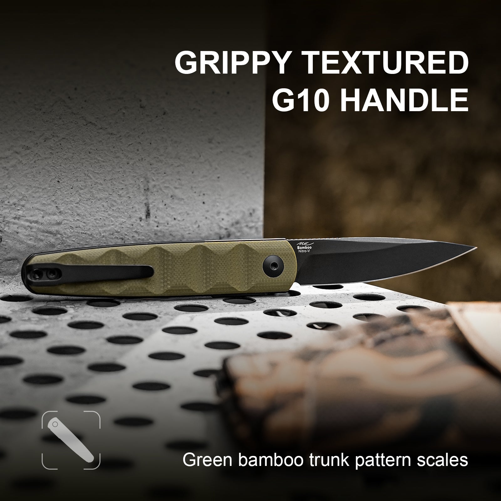 Bamboo | Nitro-V | G10(Olive Green) | V3722A2