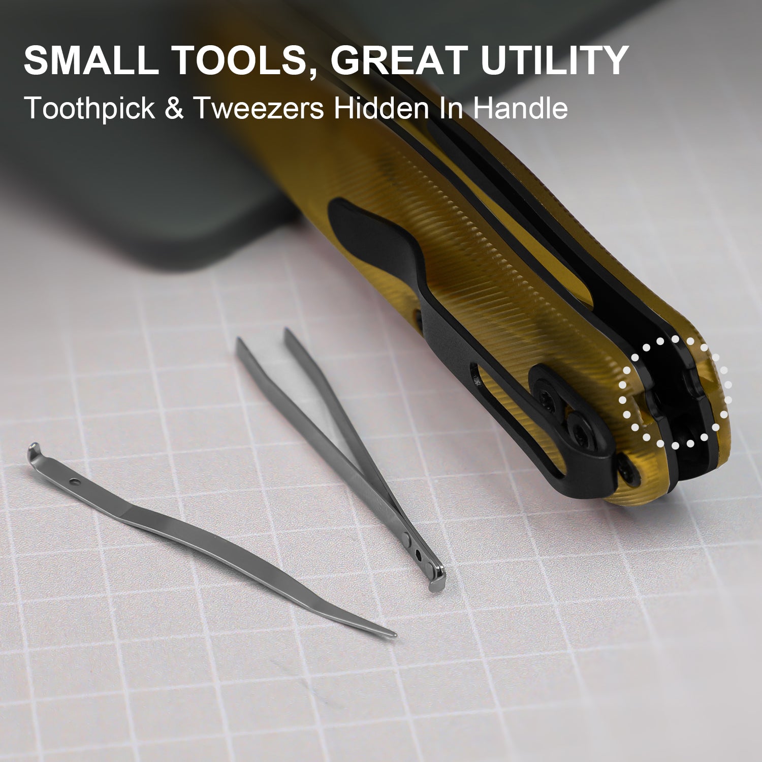 Drop Bear® Utility | Kizer Clutch Lock™ | Uti BEAR 1 | SK5 & 50Cr15MoV | PEI | KizerV™ 3619JA4