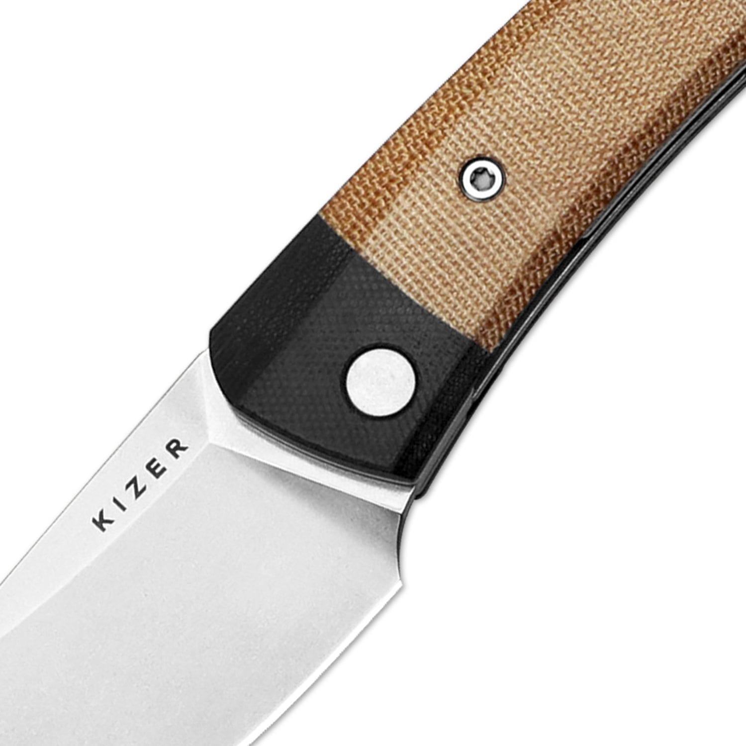 Momo | Nitro-V | Black G10+Micarta | KizerV™ 4663A2