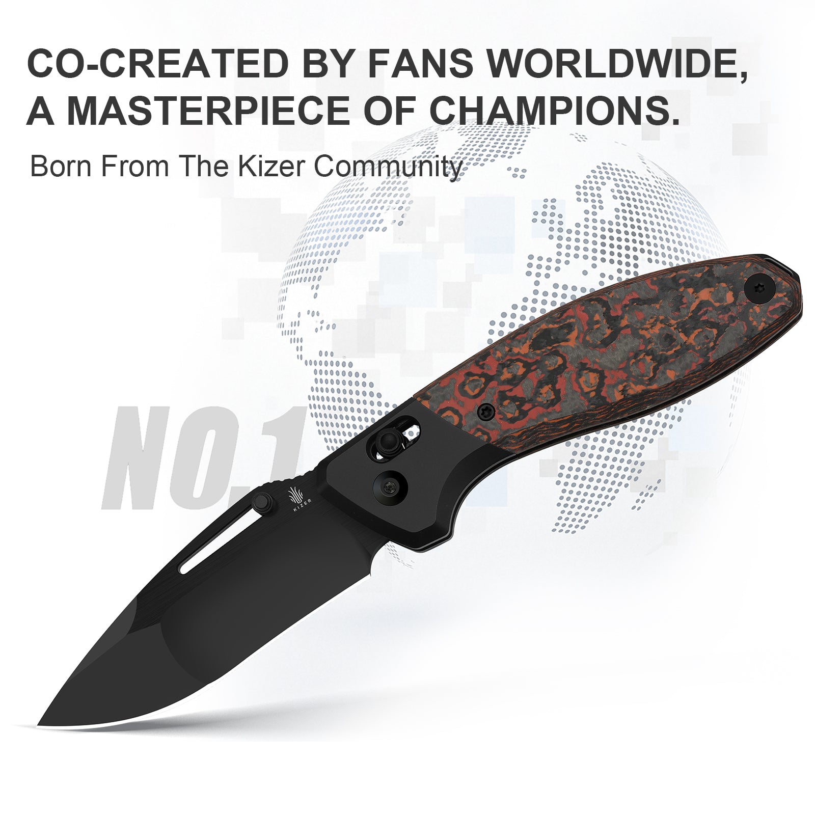 Bulli | S45VN | Titanium & Fat Carbon | Ki3695A3