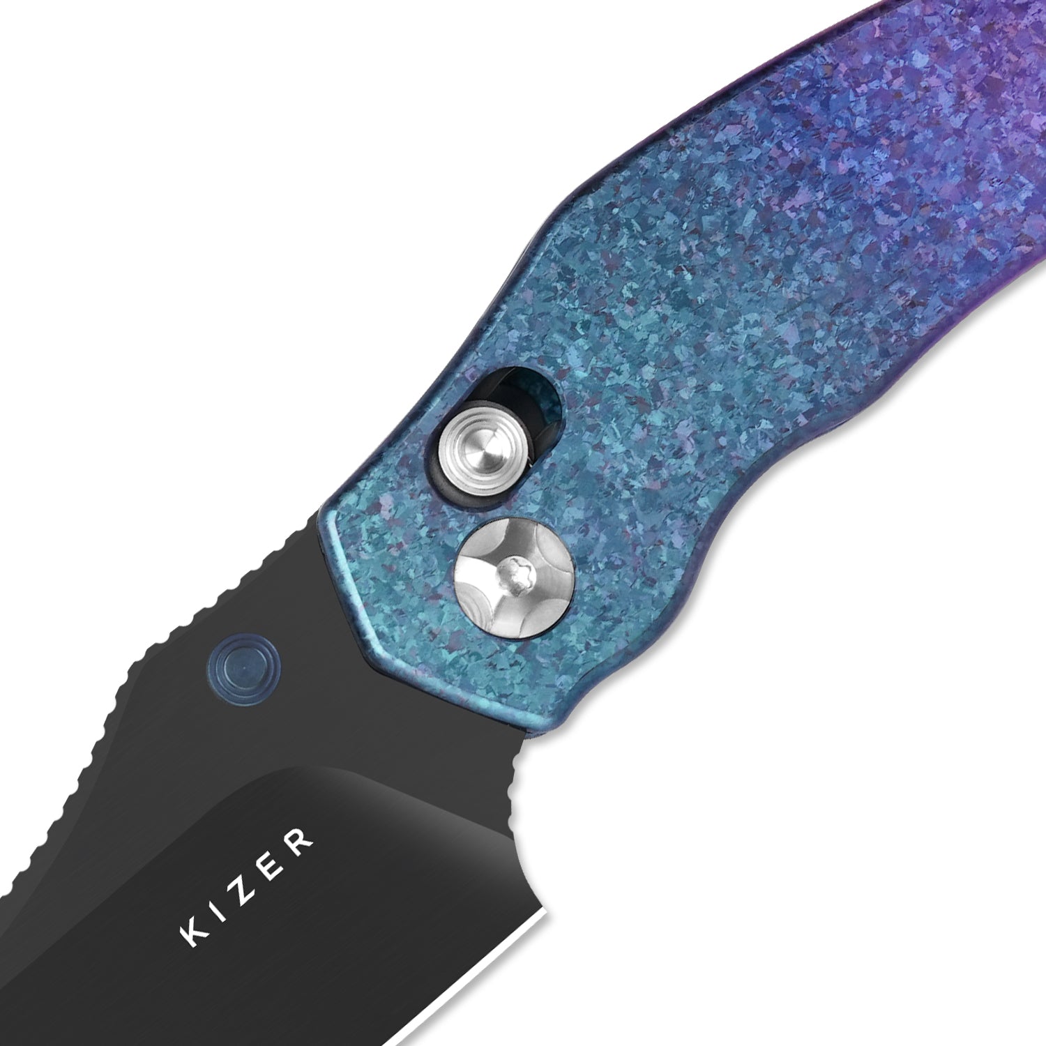 Mini Bulldog | S45VN | Titanium & Crystallized Titanium | Ki3672SA1