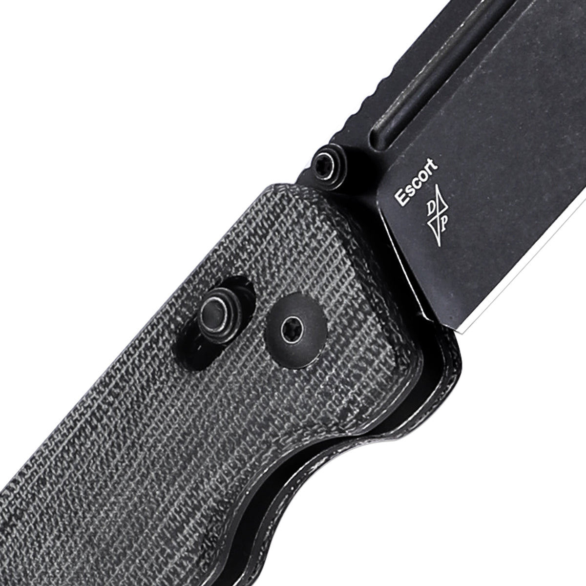 Kizer 154CM Blade Clutch Lock Micarta Handle V4481C3 (3.31" Black Stonewash)
