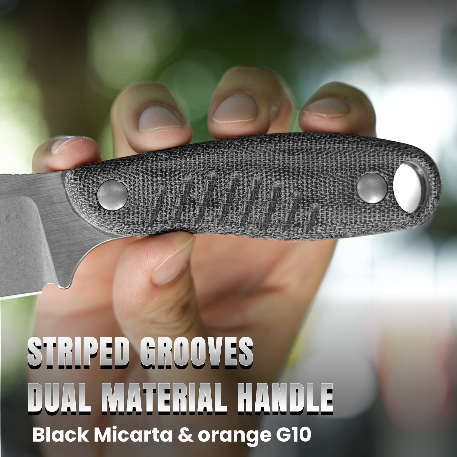 Hare | Nitro V | Micarta + G10 | 1077A2