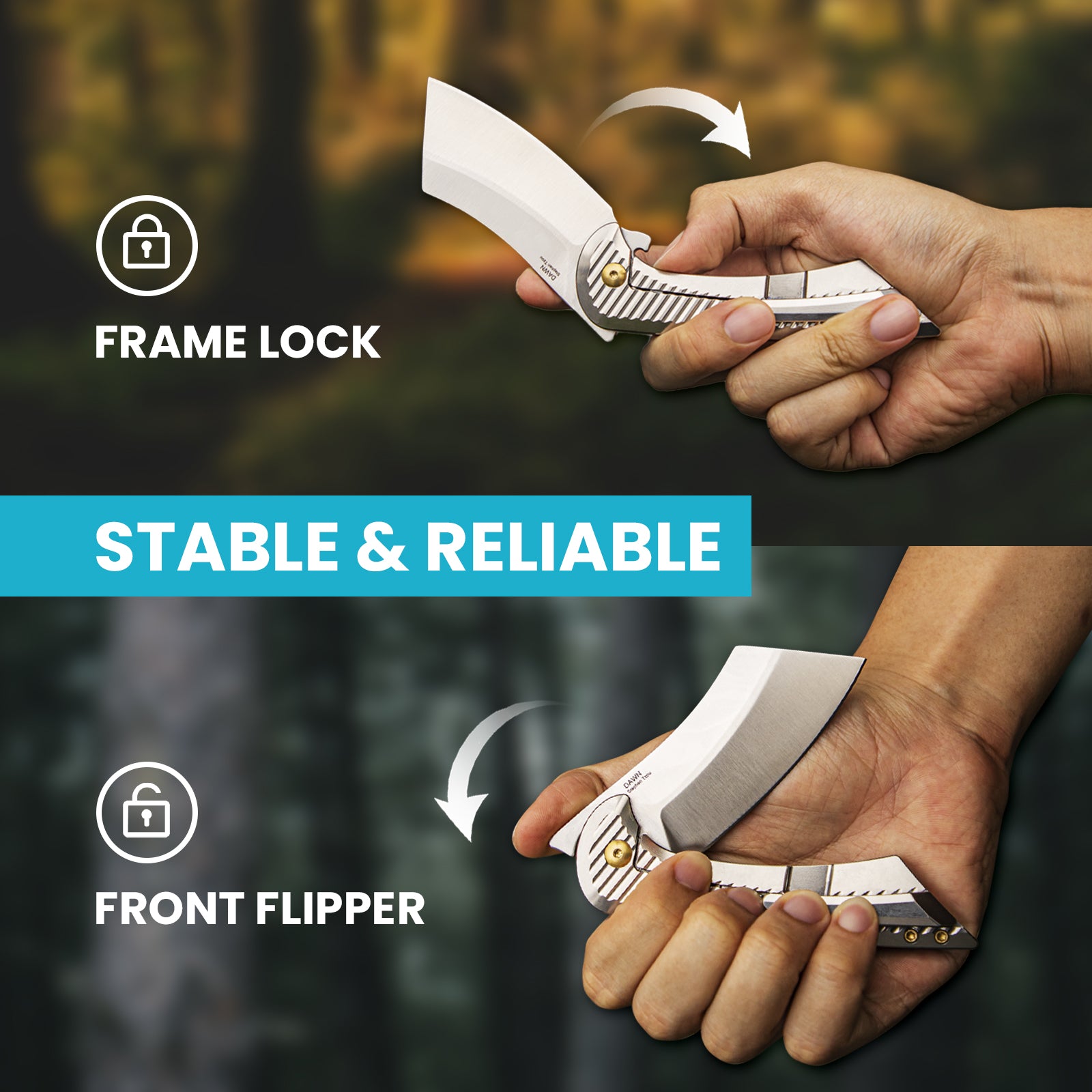 Dawn | S35VN | Titanium | Ki3673A2 | Exclusive